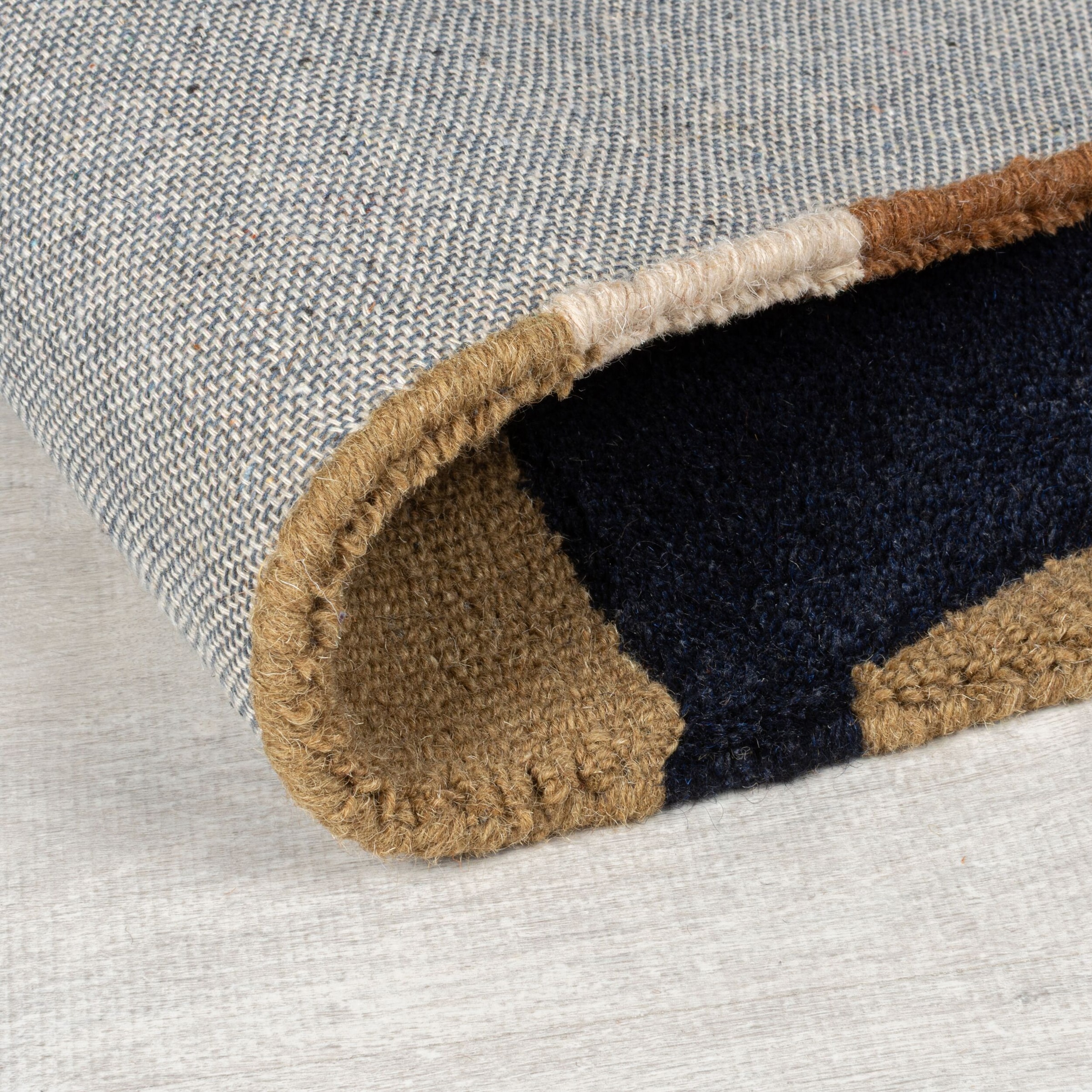 FLAIR RUGS Wollteppich »Mia Arch«, rechteckig, 12 mm Höhe, mit gebogener Kantenform