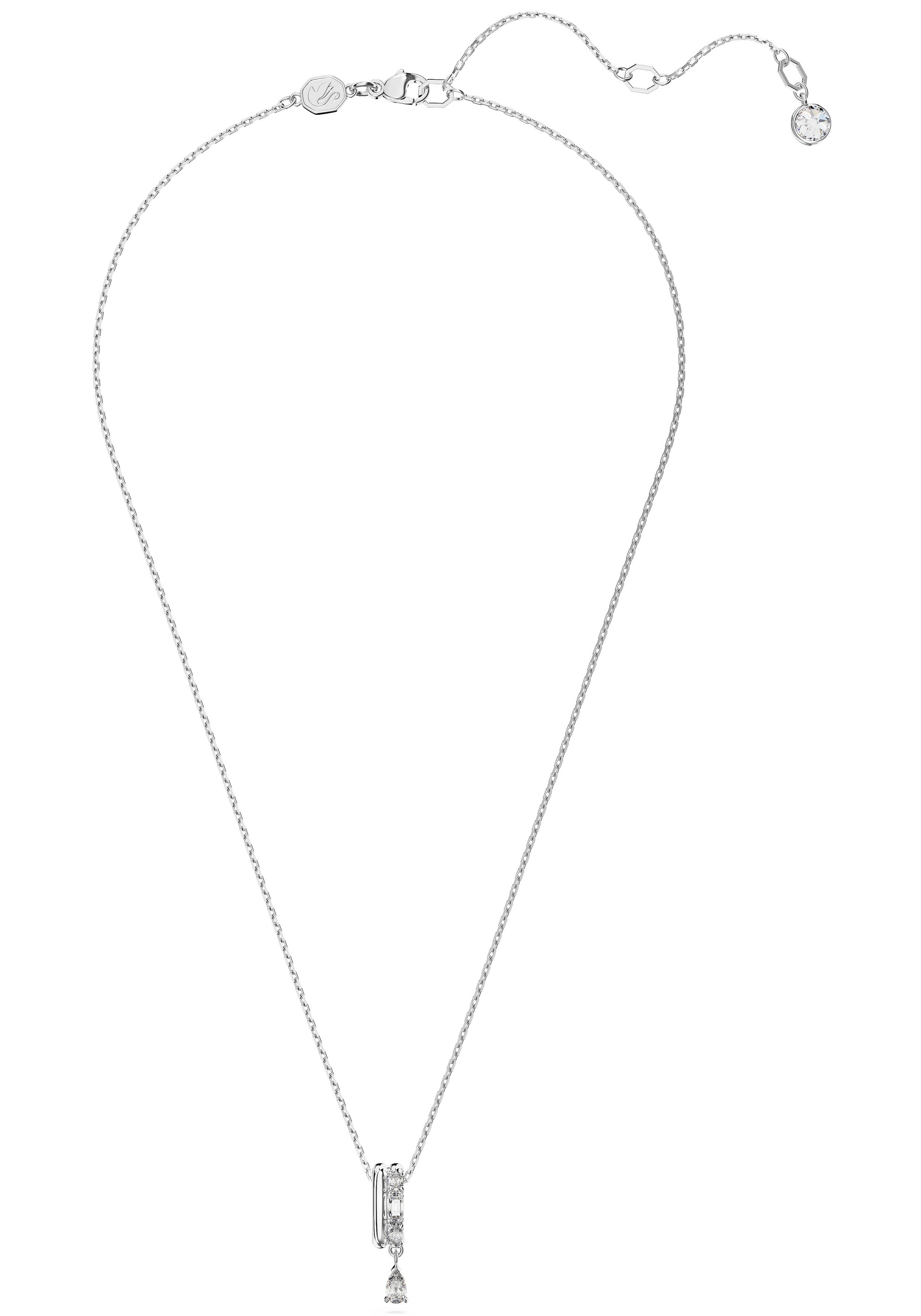 Swarovski Kette mit Anhänger »DEXTERA, 5663333, 5671819«, mit Swarovski® Kristall, Swarovski® Zirkonia (synth.)