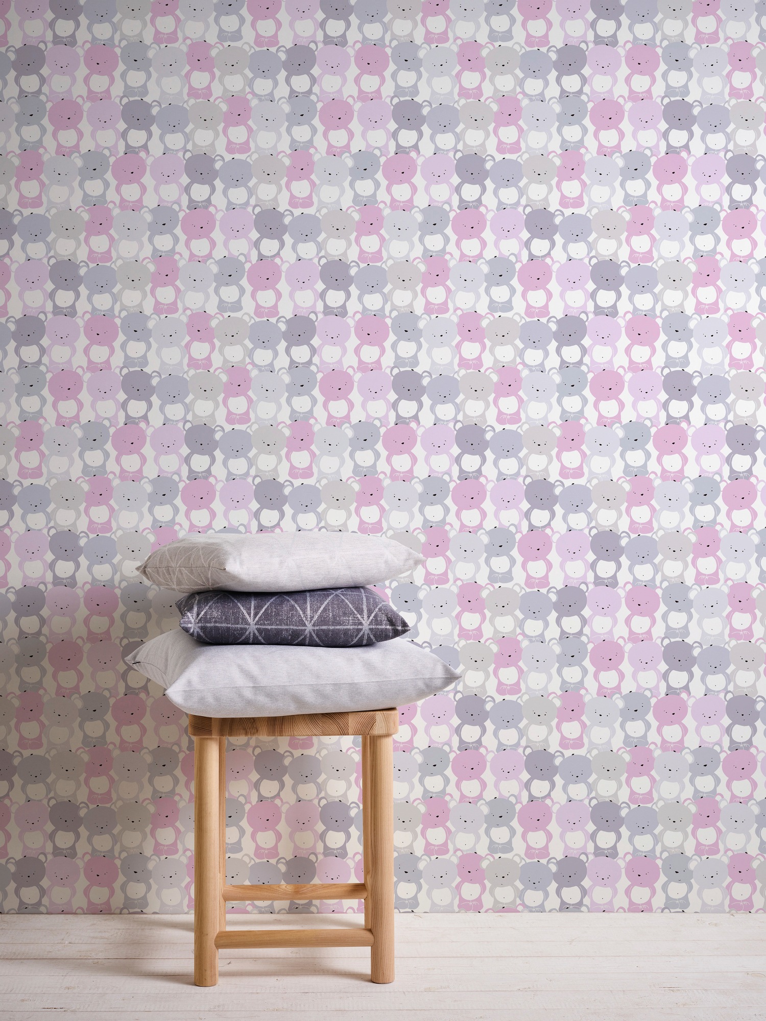A.S. Création Vliestapete »Little Love«, Motiv-abstrakt-naturalistisch, Kindertapete Tapete Tier Tapeten Kinderzimmer Schlafzimmer Design Büro