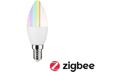 LED-Leuchtmittel »Smart Home Zigbee Kerze 6,3 W Matt E14 RGBW«, E14, 1 St., Farbwechsler