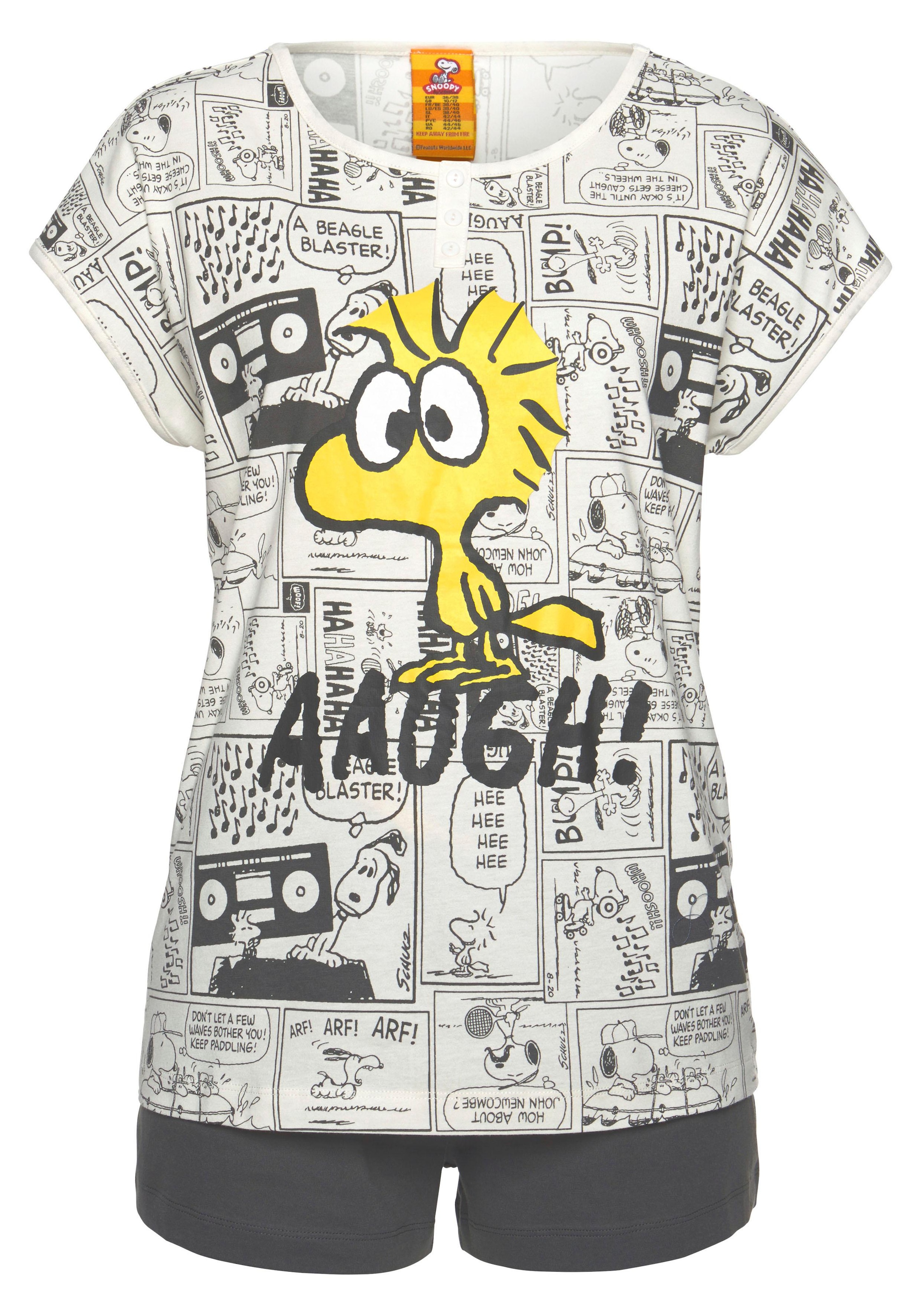 online Allover-Comicprint kaufen Peanuts BAUR mit | Shorty