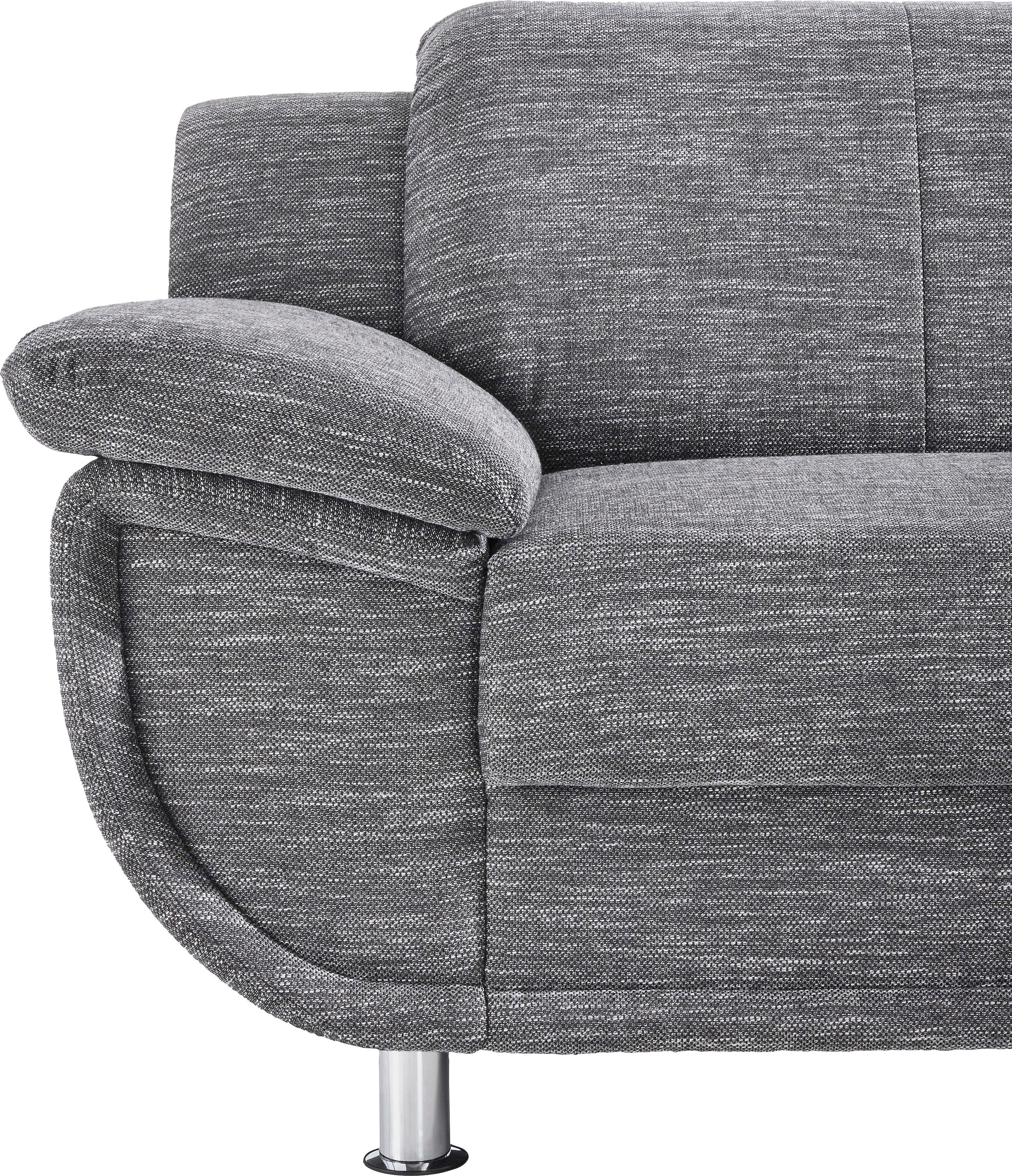 TRENDMANUFAKTUR Ecksofa »Rondo, zeitlos und elegant, OTTOs Choice, bequem, L-Form«, wahlweise mit Federkern, wahlweise mit Bettfunktion