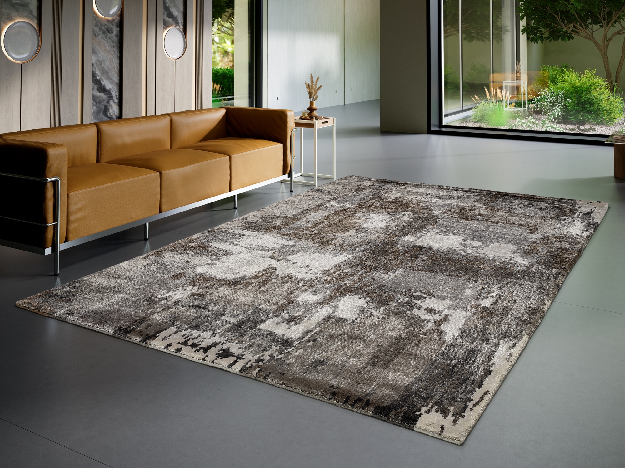OCI DIE TEPPICHMARKE Teppich "WESTSIDE PALUNG" rechteckig 12 mm Höhe handgeknüpfter echter original Nepal Design Kurzflor Teppich, dezent