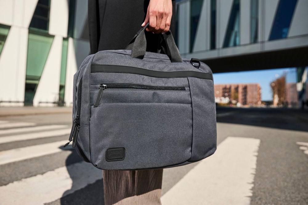Rieker Businesstasche, Arbeitstasche, Herren Umhängetasche, auch als Rucksack tragbar