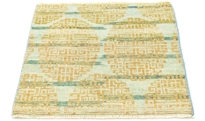 morgenland Wollteppich »Designer Teppich handgeknüpft gold«, quadratisch, 6 mm Höhe,... kaufen