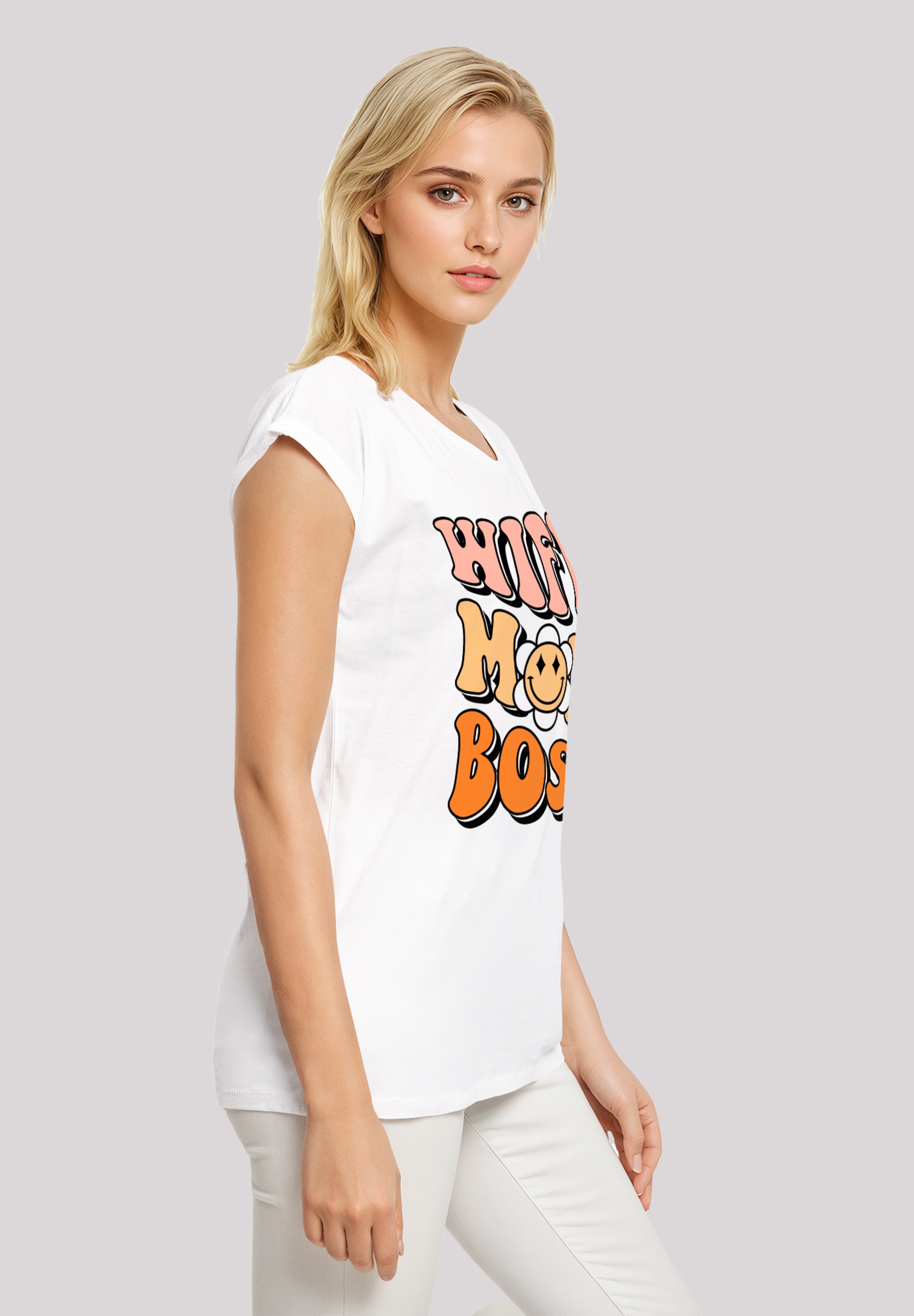 F4NT4STIC T-Shirt »Mothers Day Wife Mom Boss Empowering Message Modern«, Premium Qualität