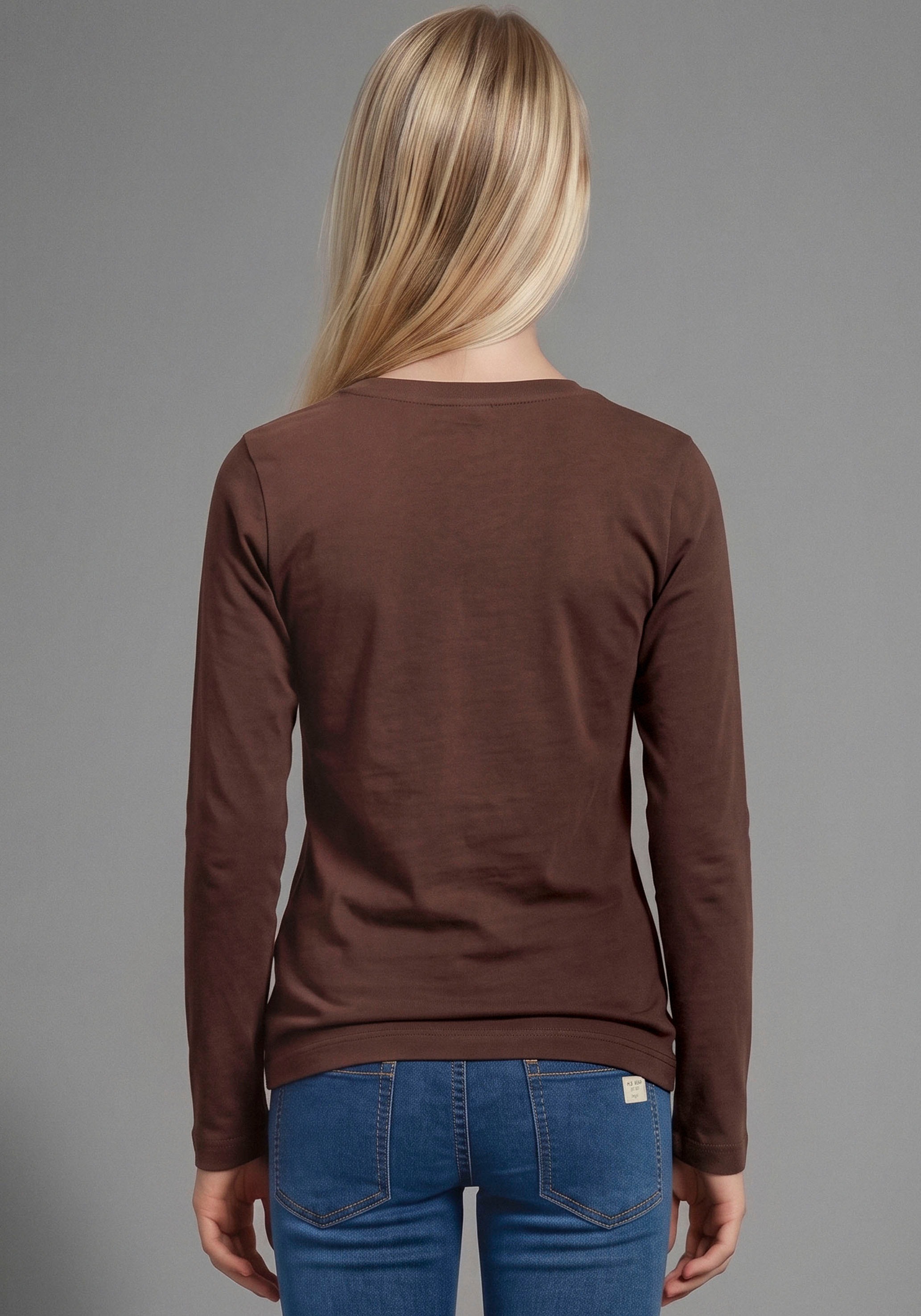 H.I.S Langarmshirt »3er Pack H.I.S Shirts in modischen Farben, Must-Have Basic« Packung, 3,  3 Basic Langarmshirts in Paket, hüftlang, Basic-Passform