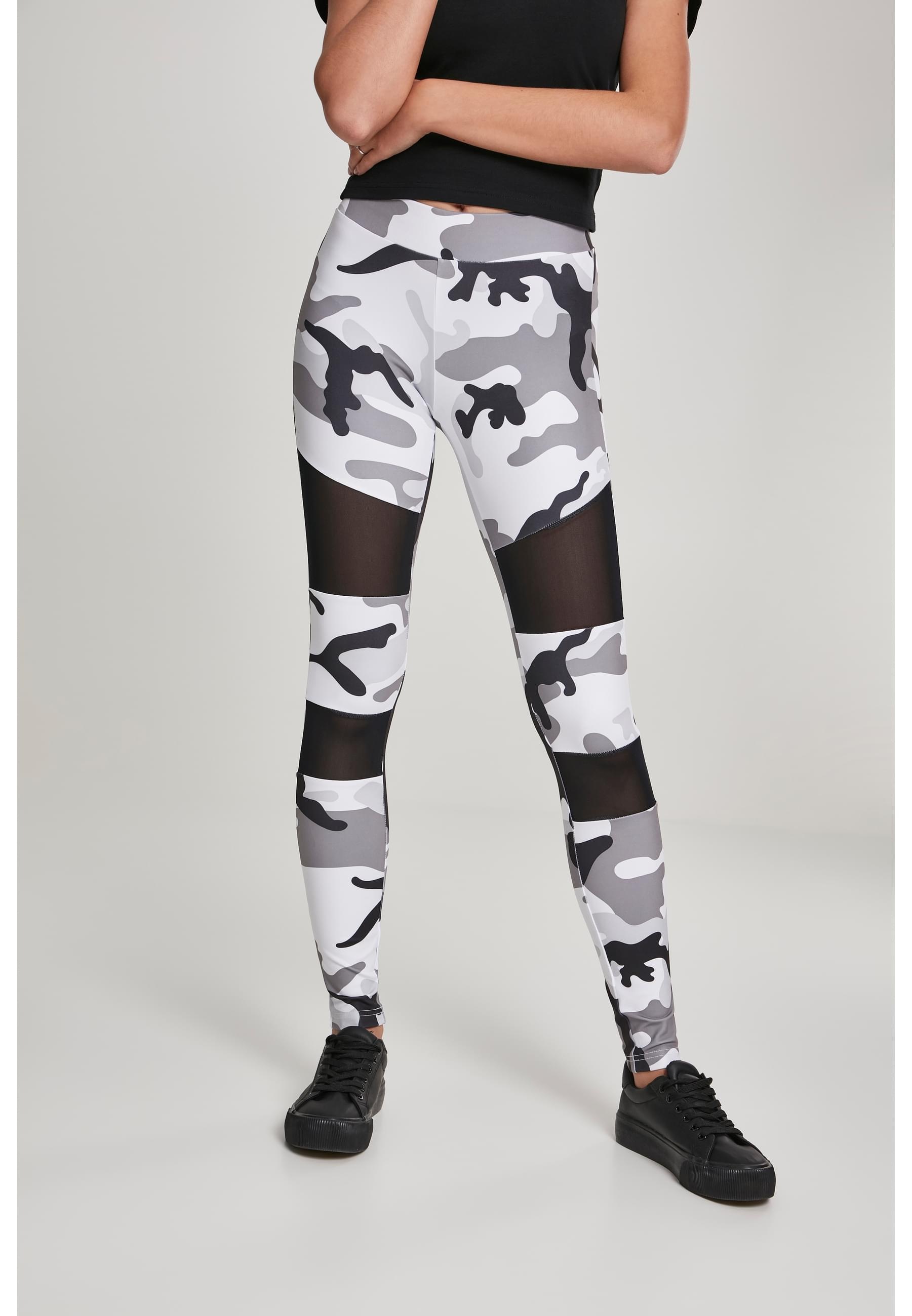 URBAN CLASSICS Leggings »Urban Classics Damen Ladies Camo Tech Mesh Leggings«, (1 tlg.)