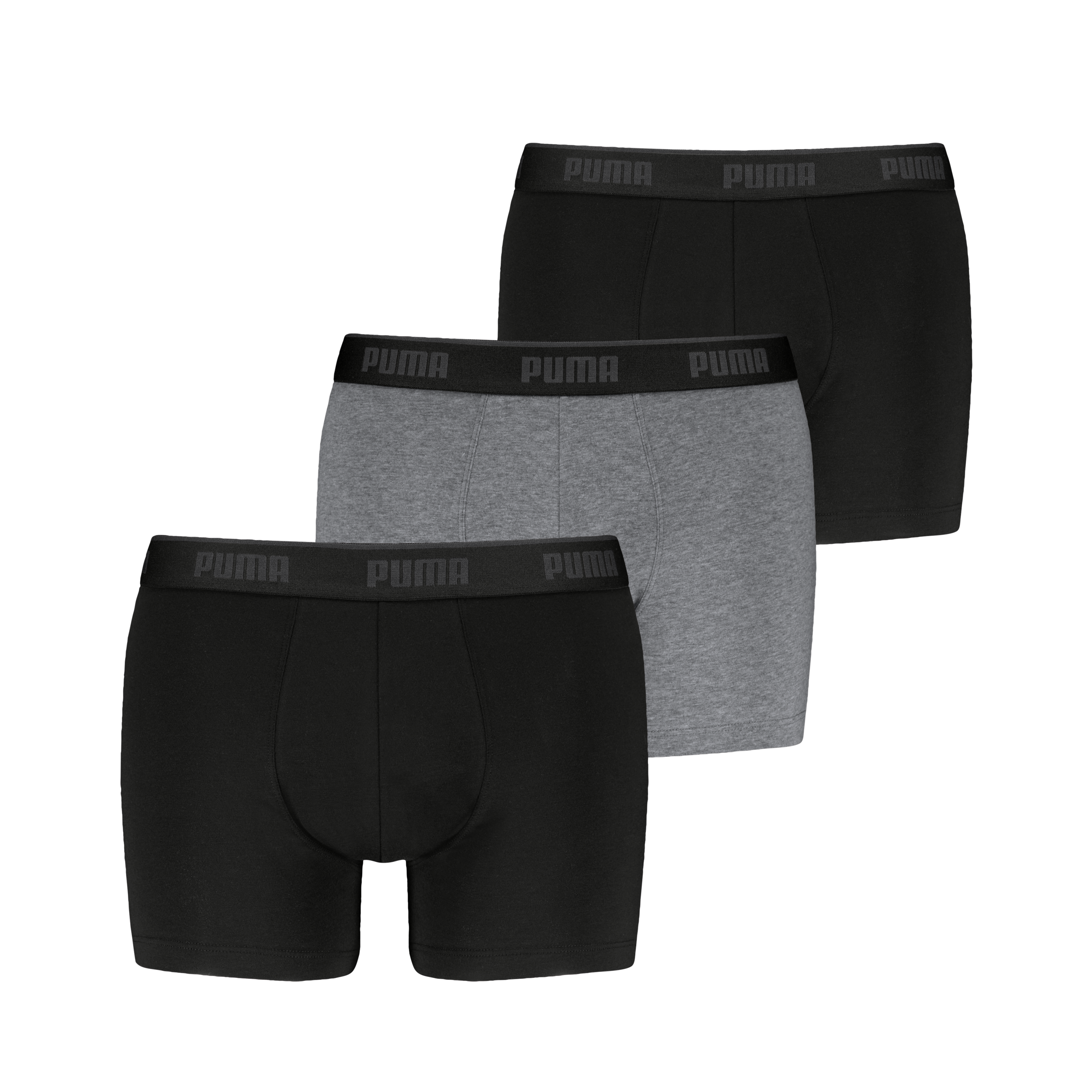 PUMA Boxershorts "PUMA MEN EVERYDAY BASIC BOXERS 3P", Komfortabler elastisc günstig online kaufen