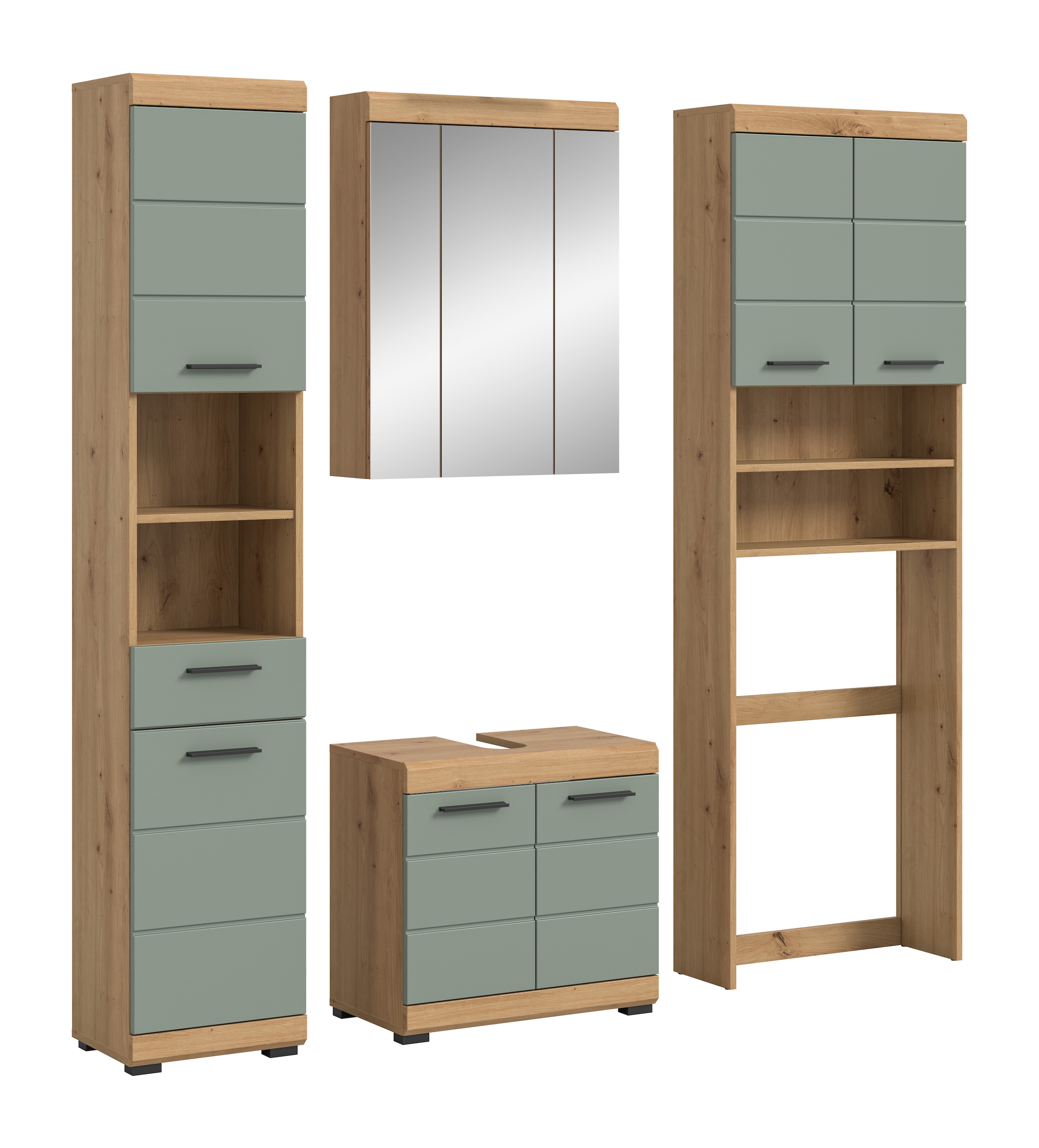 welltime Badmöbel-Set "Siena, 4 teilig, bestehend aus:" Set, TOPSELLER, 4 S günstig online kaufen