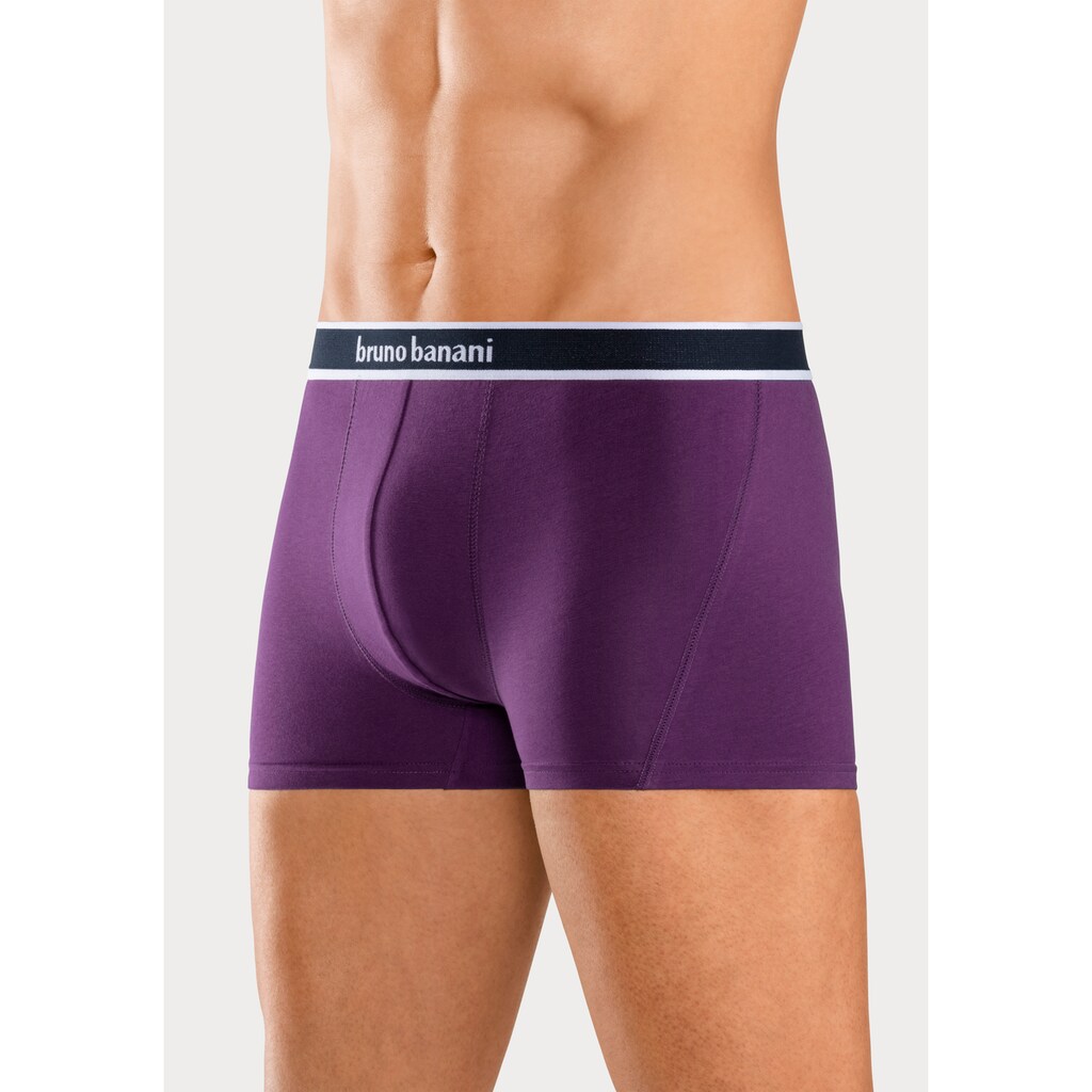 Marken Bruno Banani Bruno Banani Boxer, (4 St.) türkis + lila + blau + navy Marken Bruno Banani Bruno Banani Boxer, (4 St.) türkis + lila + blau + navy
