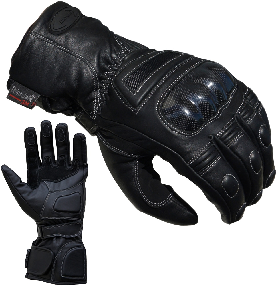 PROANTI Motorradhandschuhe, speziell für auf BAUR Winter online den und geeignet, | aus kaufen Regenwetter Leder Rechnung