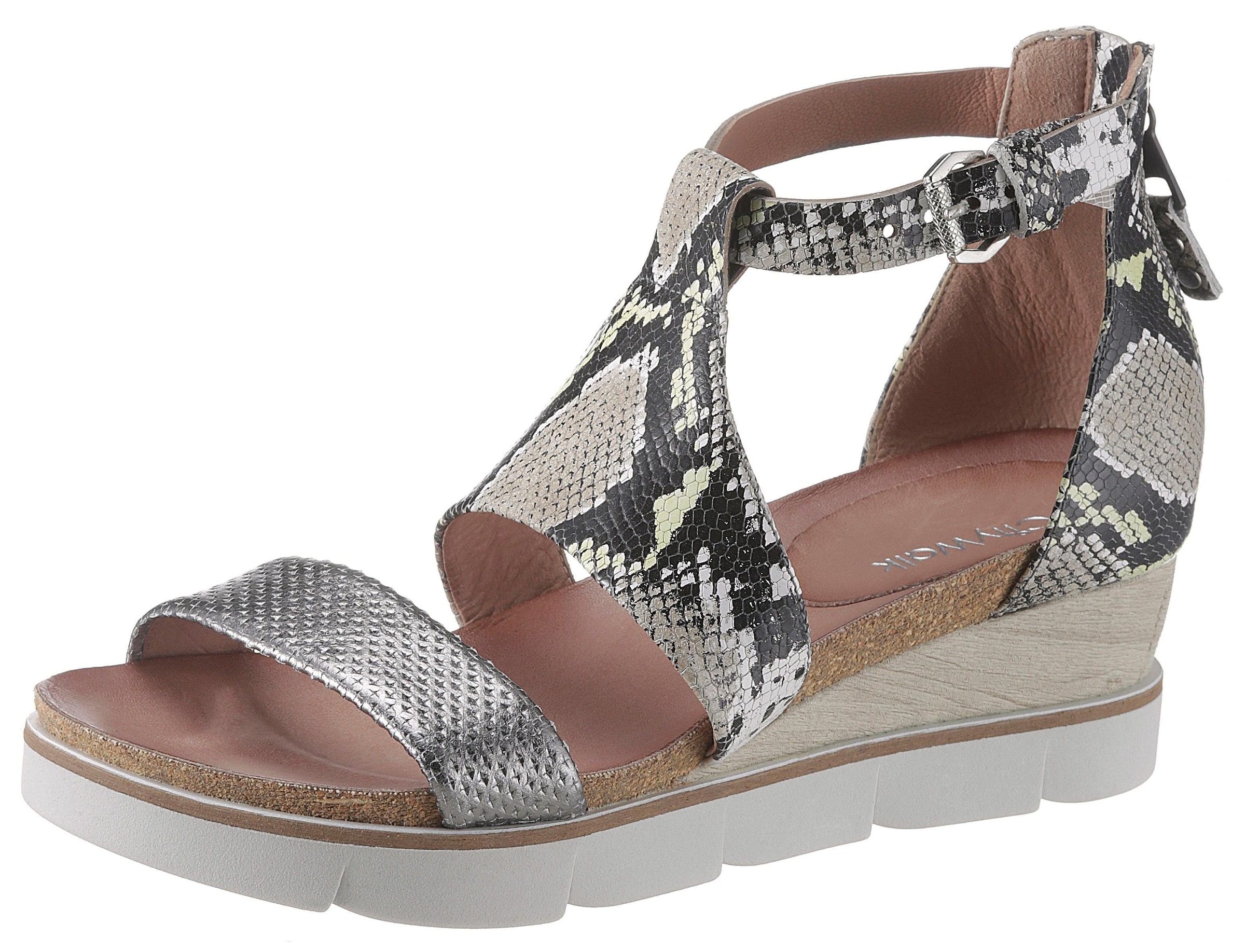 City Walk Sandale Avec reptile-application Taille 39