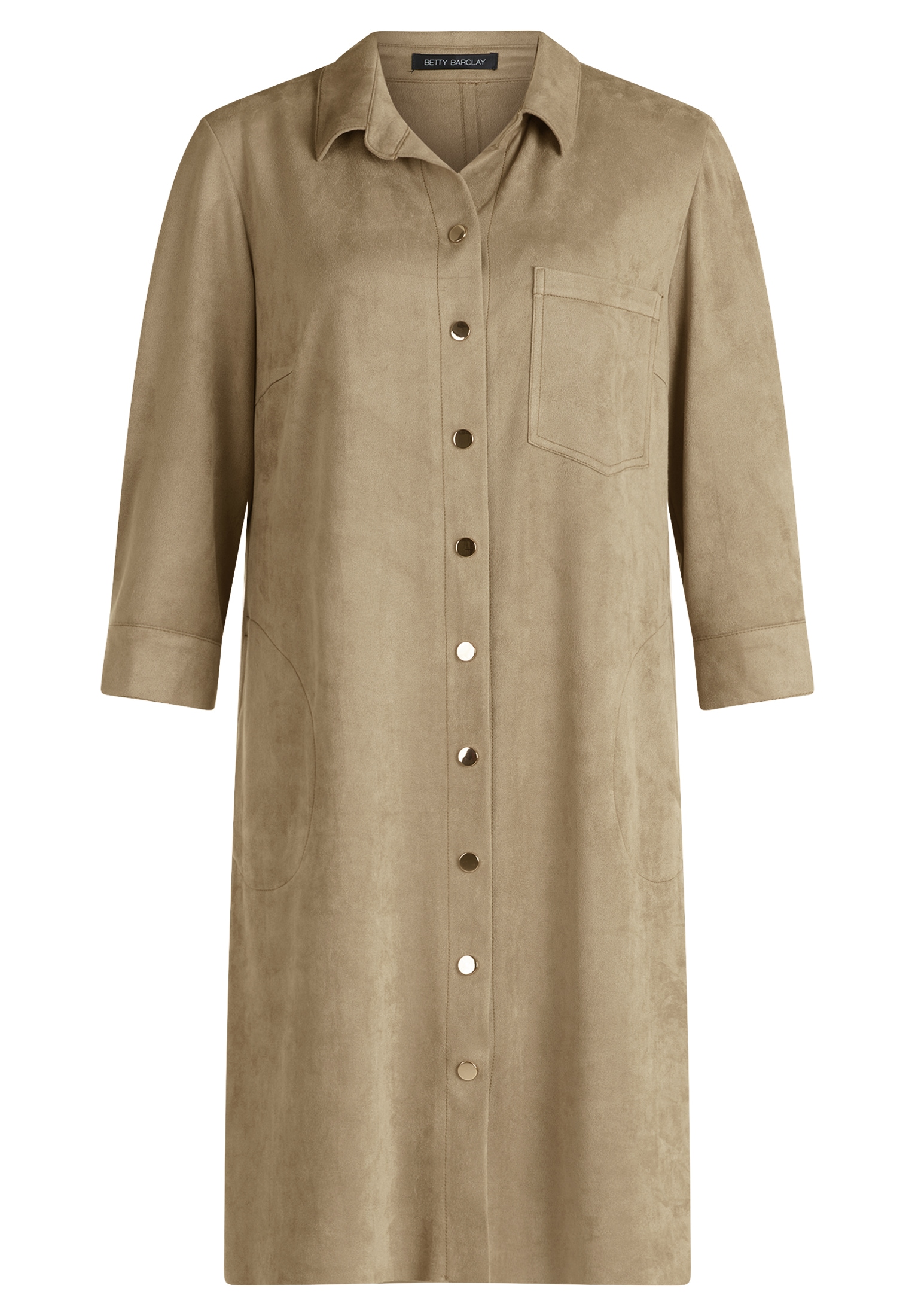 Betty Barclay Hemdblusenkleid »Betty Barclay Hemdblusenkleid mit Knopfleiste«, Material