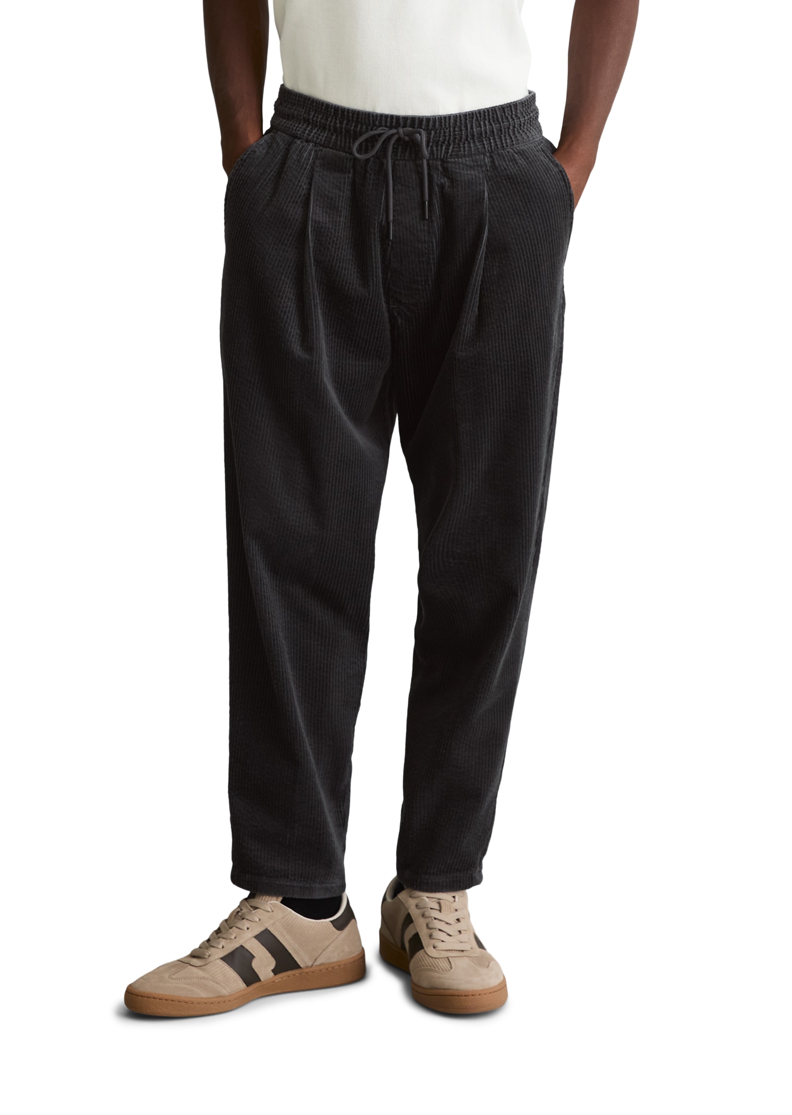 Marc O'Polo DENIM Cordhose »Model Viggo relaxed cropped aus reine Bio-Baumwolle«