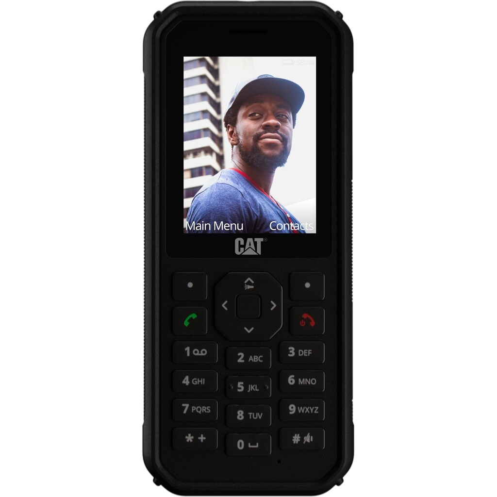 CAT Handy »CAT B40, Dual-Sim«, black, 6,1 cm/2,4 Zoll, 2 MP Kamera