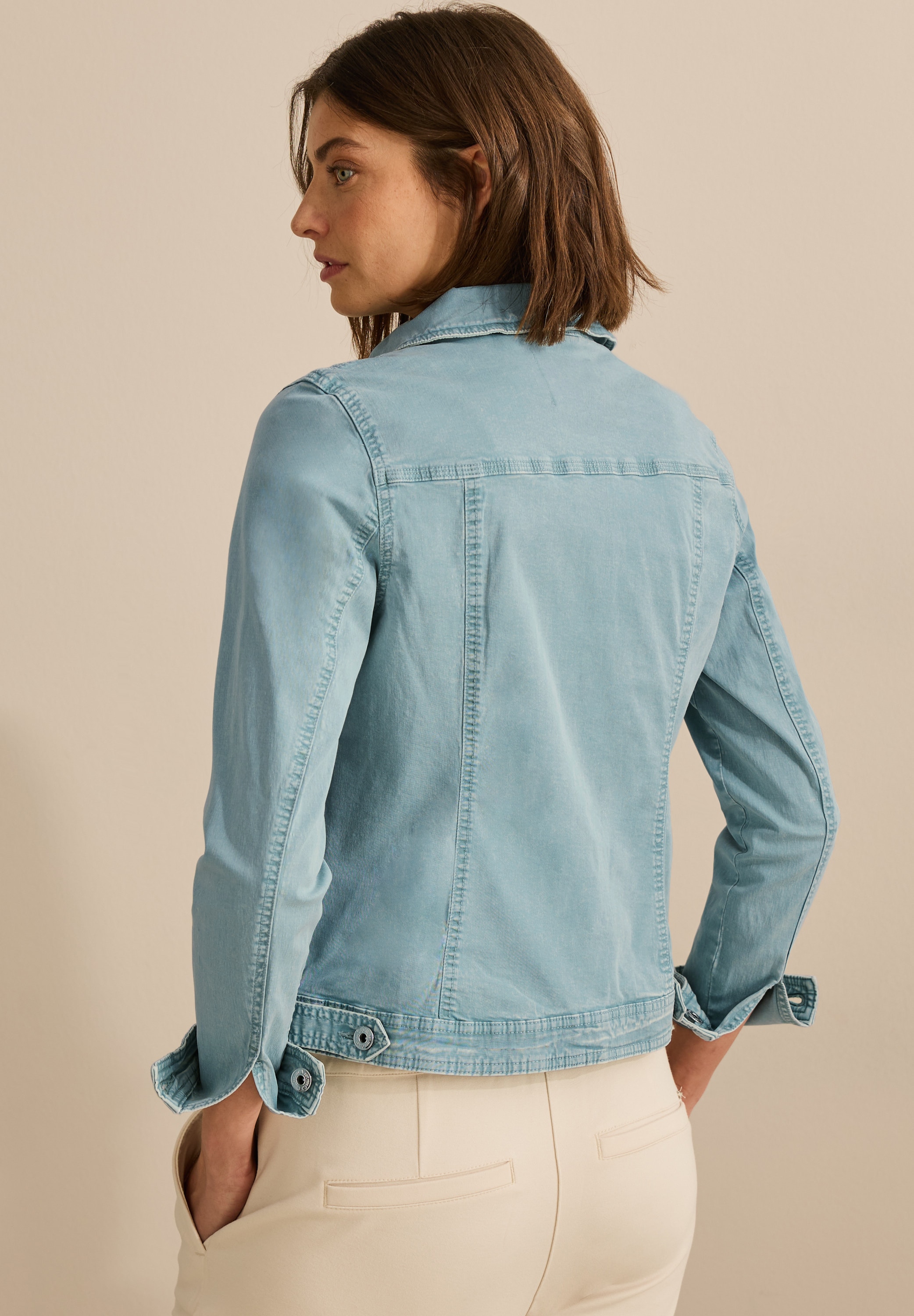 Cecil Jeansjacke, ohne Kapuze, mit Brusttaschen
