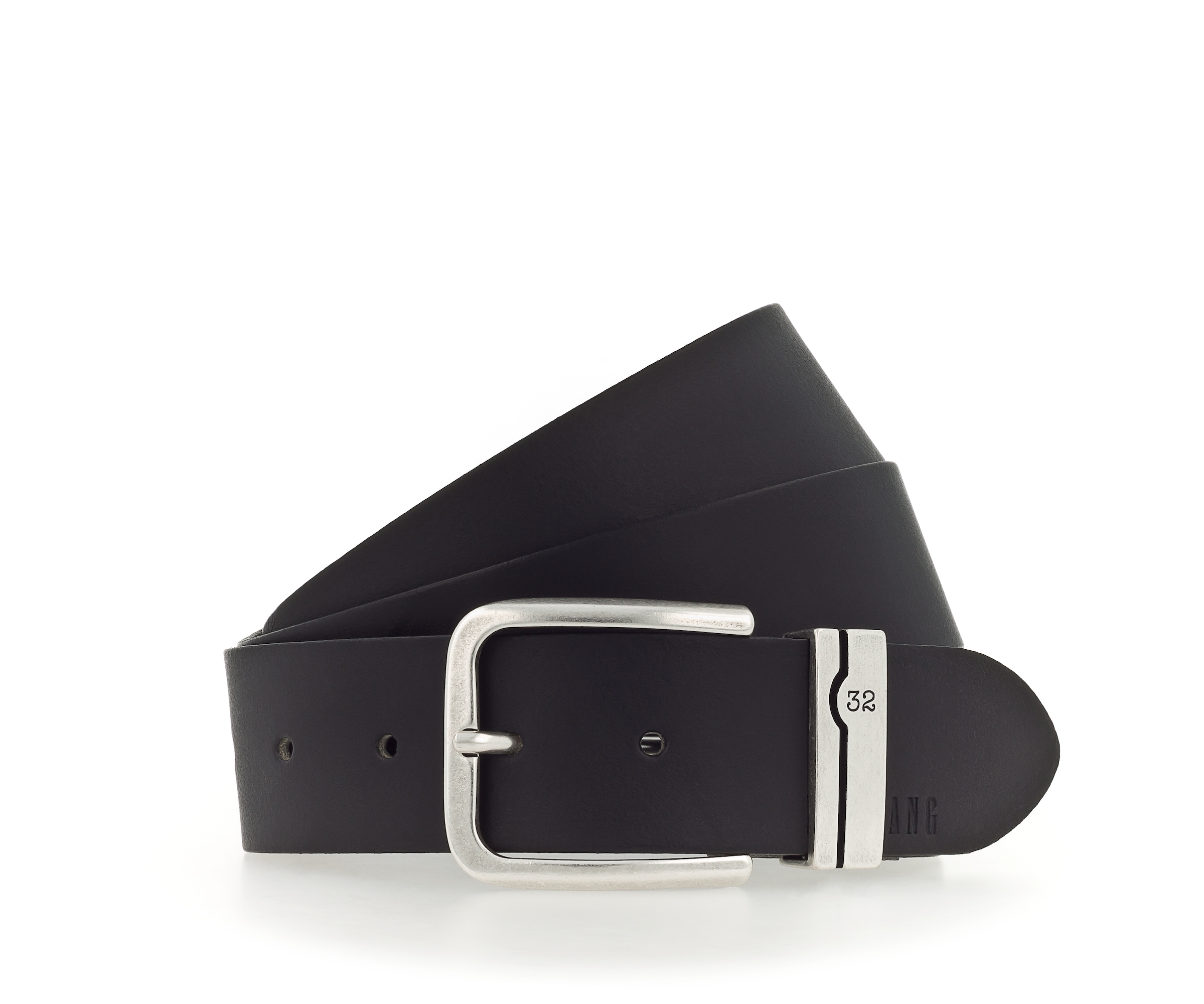 MUSTANG Ledergürtel 1 Stk. tlg. verzierte Metallschlaufe, 4 cm, Logoschrift günstig online kaufen