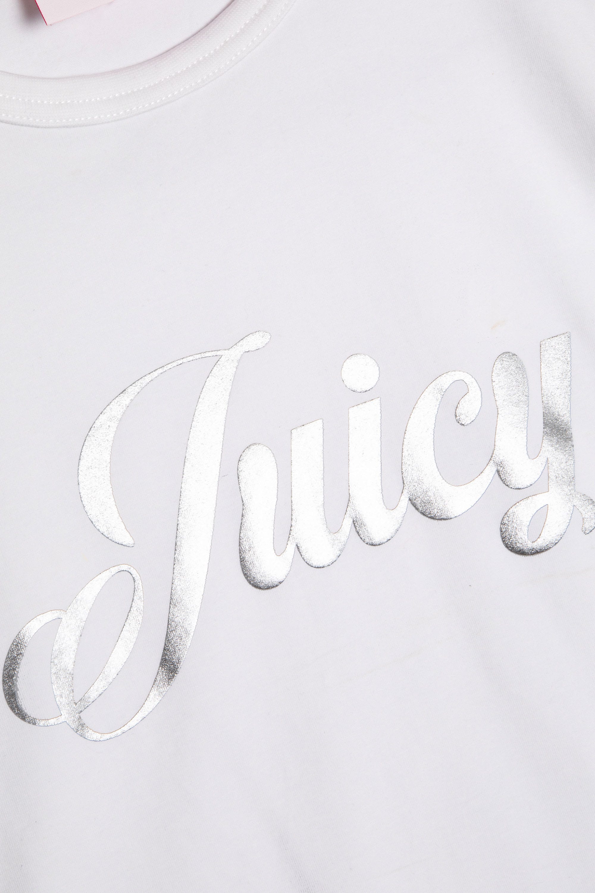 Juicy Couture T-Shirt »FOIL JUICY FITTED TEE Damen«, T-Shirt Damen mit metallischem Folienprint