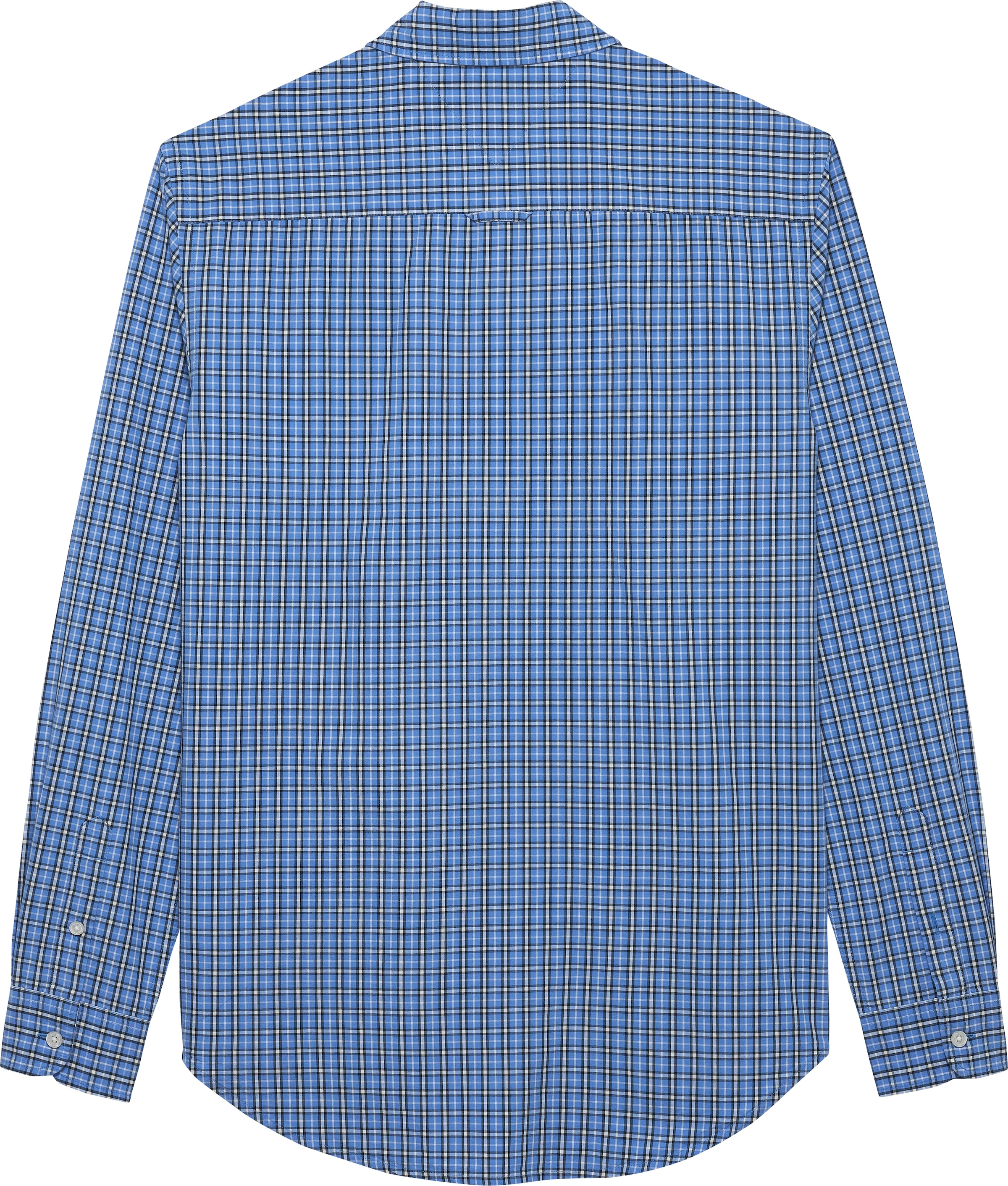Tommy Jeans Langarmhemd »TJM ESSNT POPLIN REG SHIRT EXT«, Mit Rundhalsausschnitt