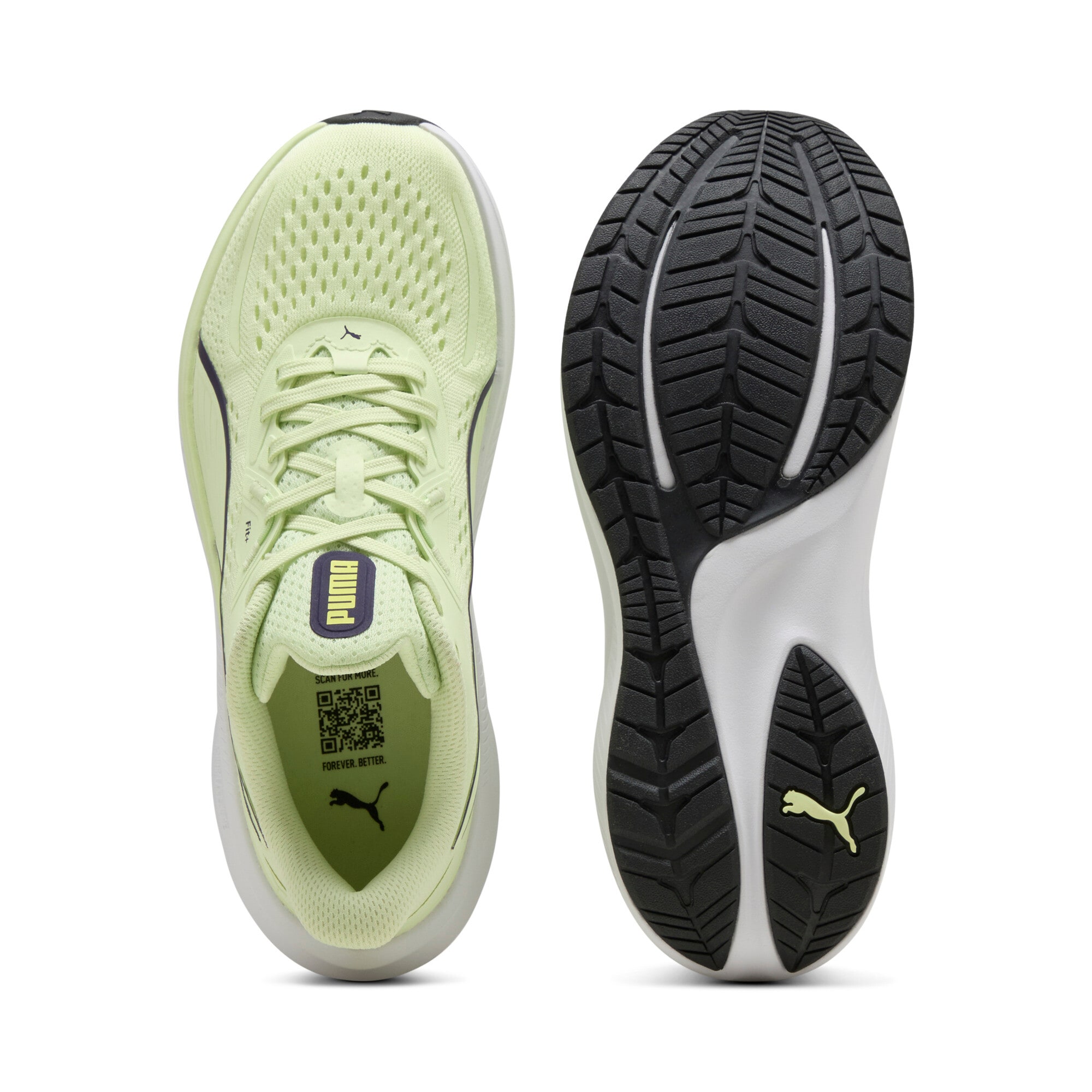 Laufschuh PUMA "SKYROCKET LITE 2", Damen, Gr. 38, apple spritz, puma weiß, puma schwarz, deep plum, Textil, Schuhe Laufschuh, mit SOFTFOAM+ Innensohle, mit FIT PLUS Schnürsystem 3