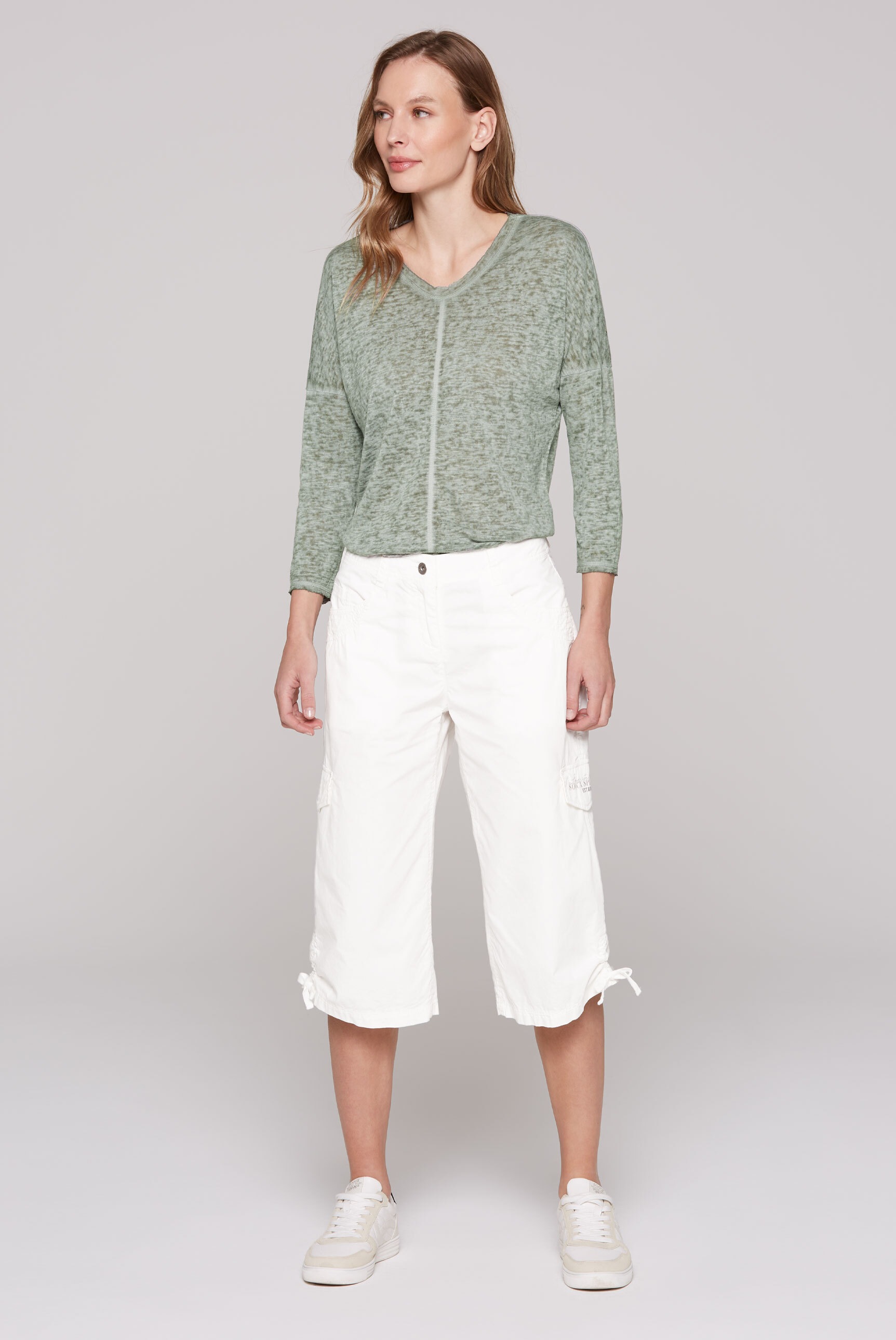 SOCCX Shorts, mit Bindeband am Saum