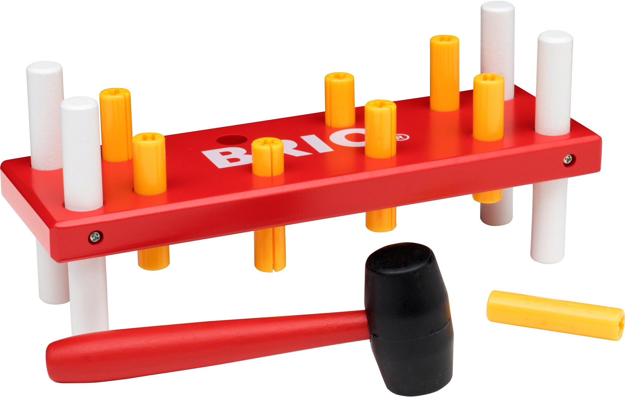 BRIO® Steckspielzeug »Klopfbank, rot«, FSC® - schützt Wald - weltweit