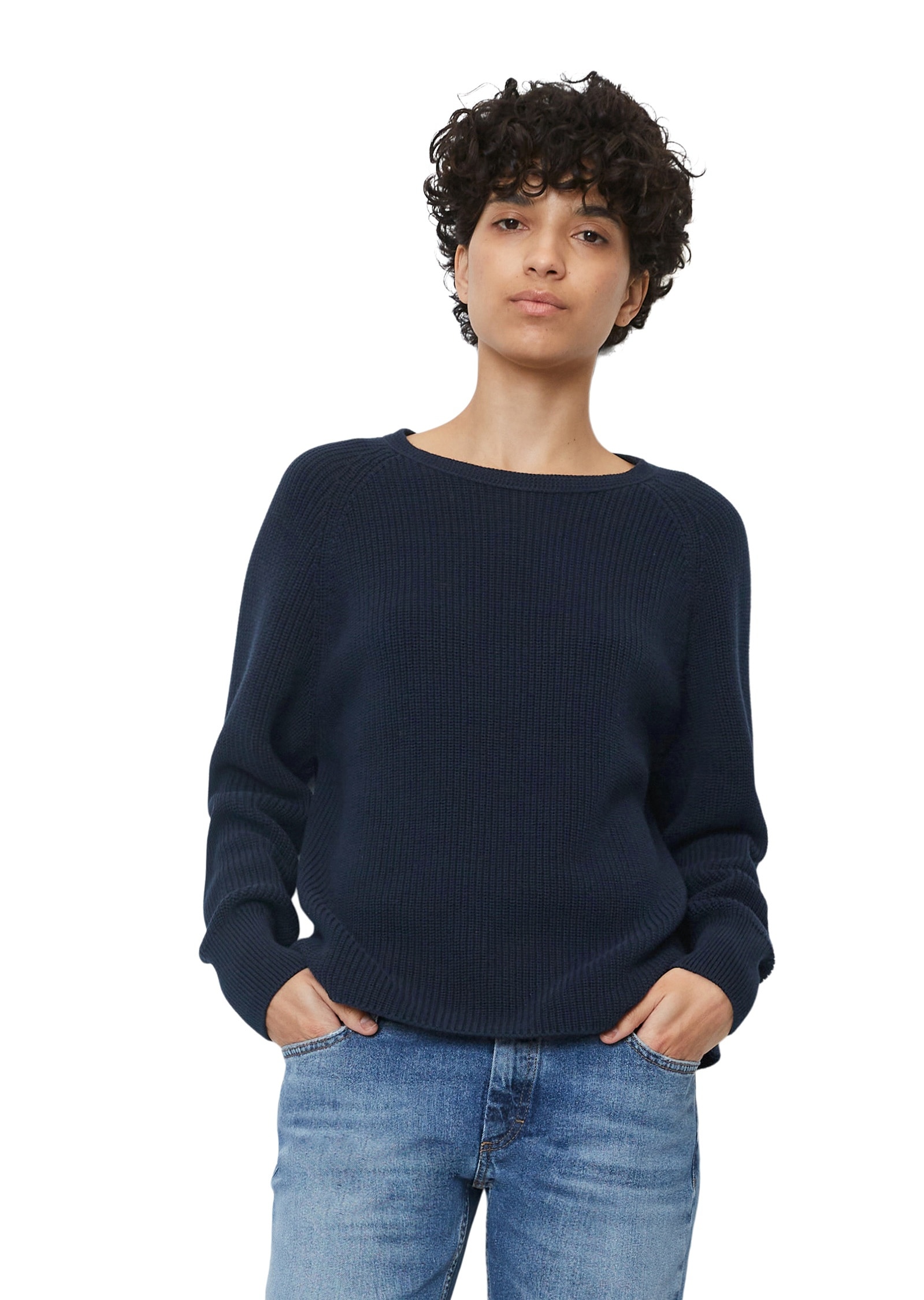 Marc OPolo Strickpullover "aus Heavy-Weight-Organic-Cotton"