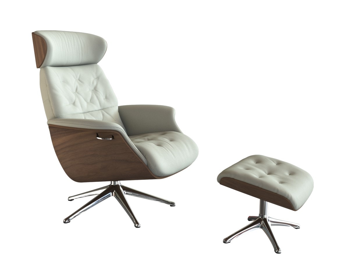 Thumbnail - FLEXLUX Relaxsessel "Volden Fernsehsessel, verstellbarer Rücken- & Kopfstütze, drehbar" Rücken- und Kopfteilverstellung,...