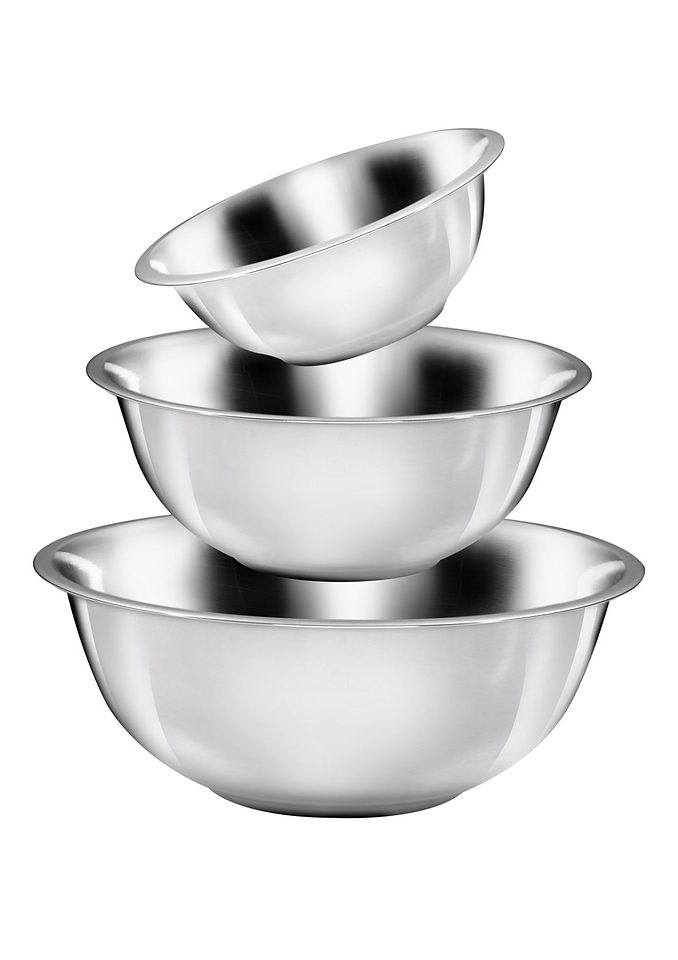 KING Schüssel, silber, Schüsseln, Ø 28, 32 und 36 cm