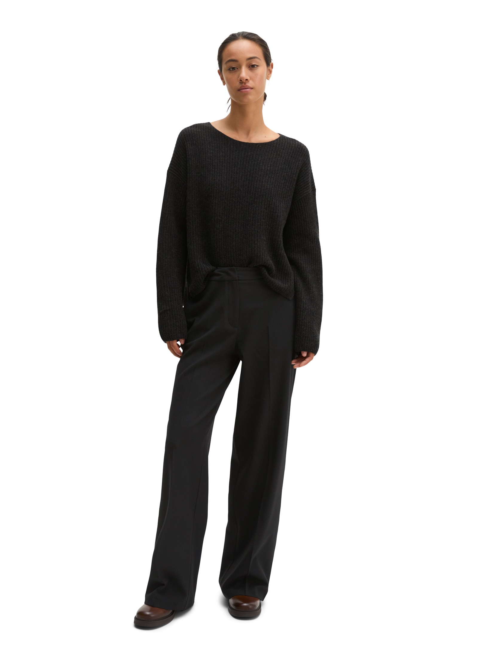 Marc O'Polo Strickpullover »aus weichem Schurwolle-Mix«