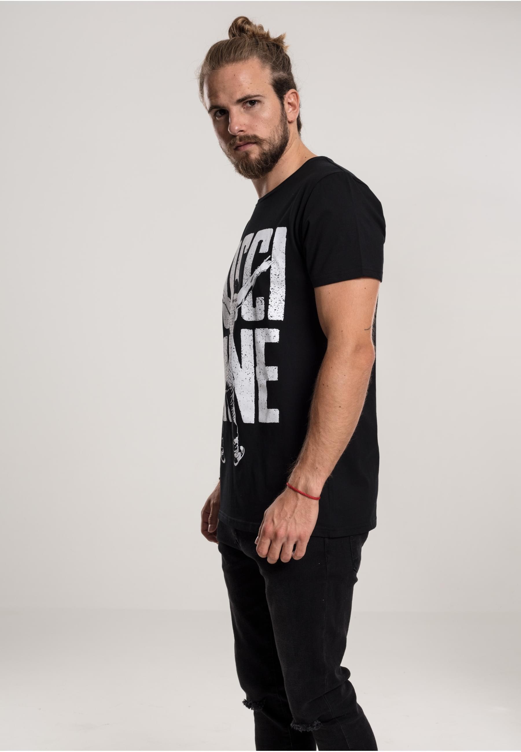Merchcode Kurzarmshirt »Merchcode Herren Gucci Mane Guwop Stance Tee«, (1 tlg.)