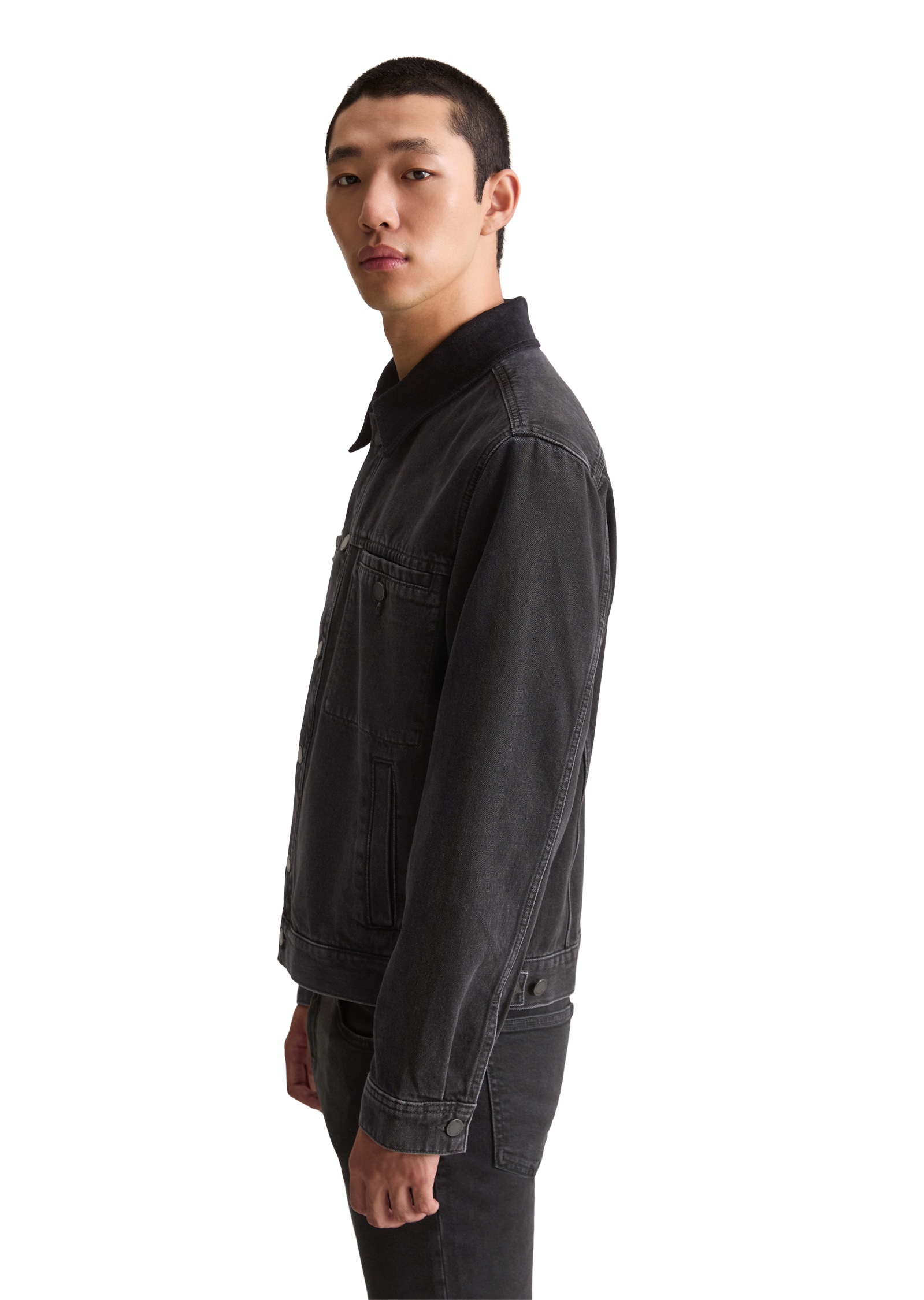 Marc O'Polo DENIM Jeansjacke »mit Cordkragen«, ohne Kapuze