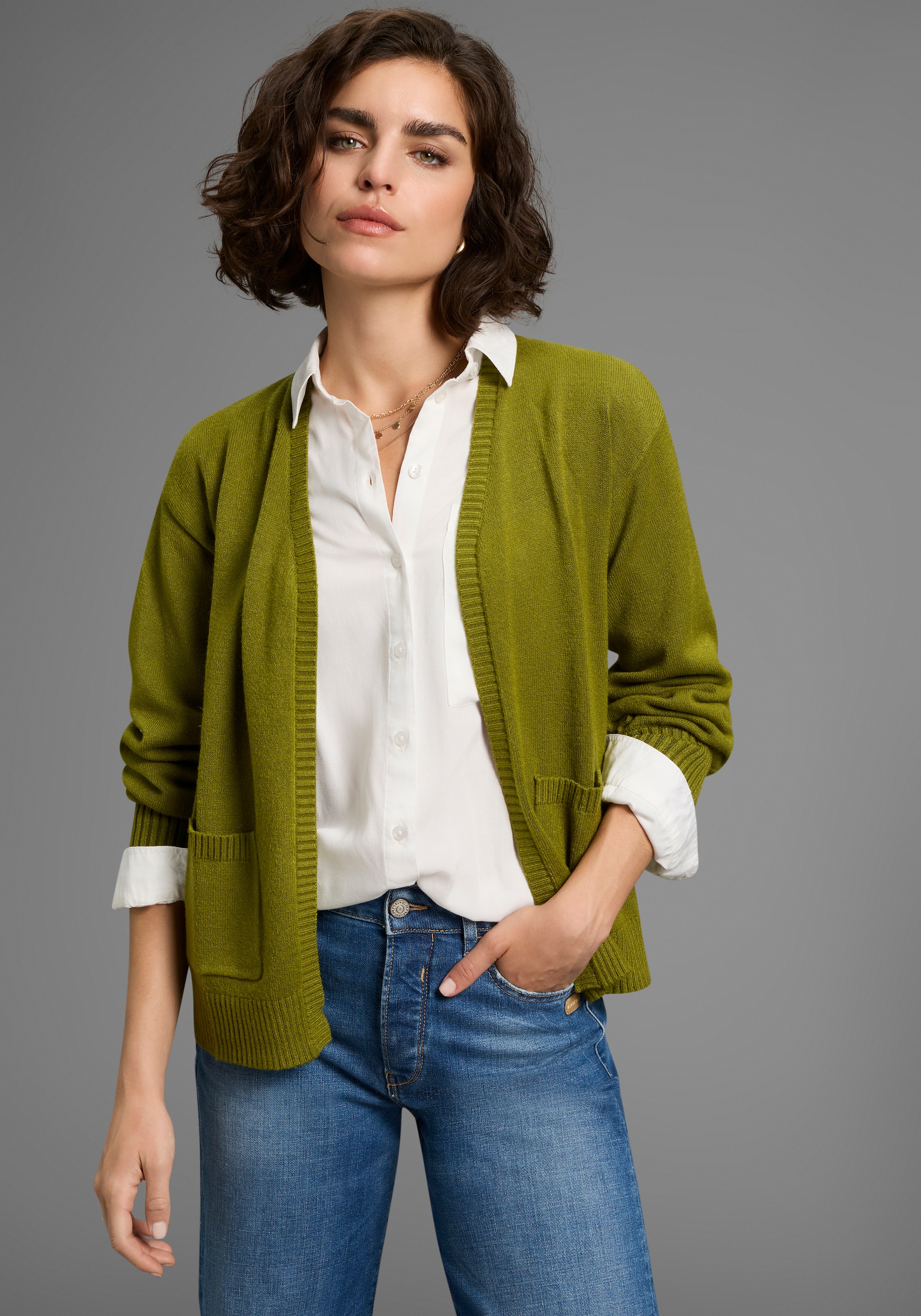 Laura Scott Strickjacke, in Oversize günstig online kaufen