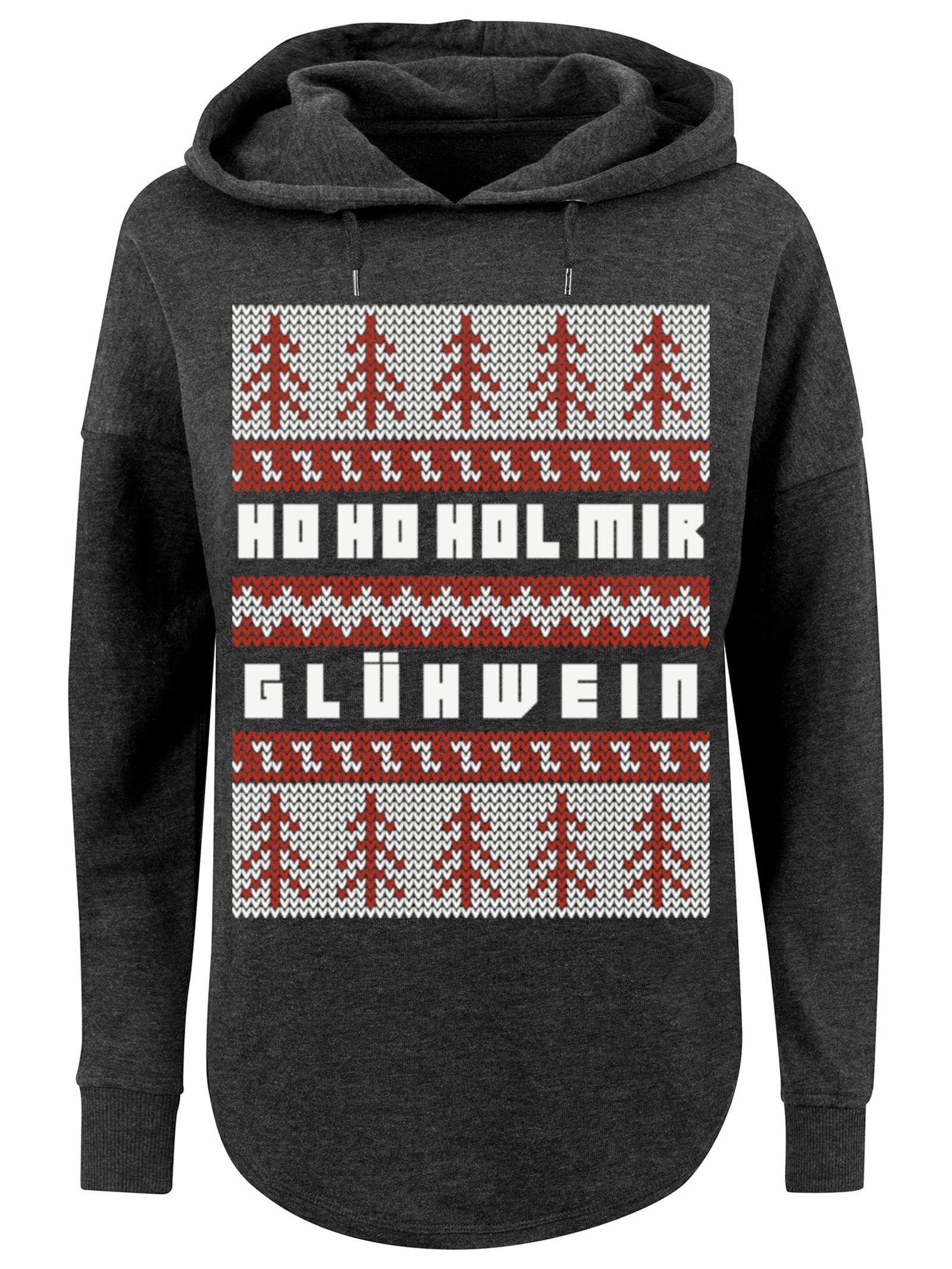 F4NT4STIC Kapuzenpullover »Ho Ho Hol mir Glühwein Weihnachten«, Print