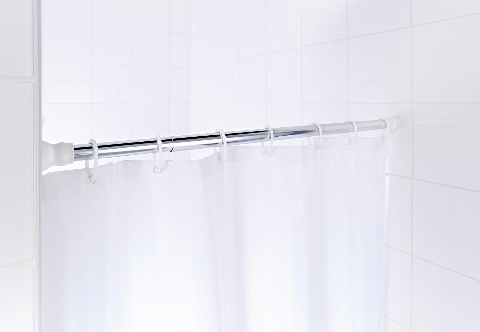 Ridder Federstange »Wien«, ausziehbar, für Duschvorhänge, Durchmesser 25 mm, Länge 110-245 cm