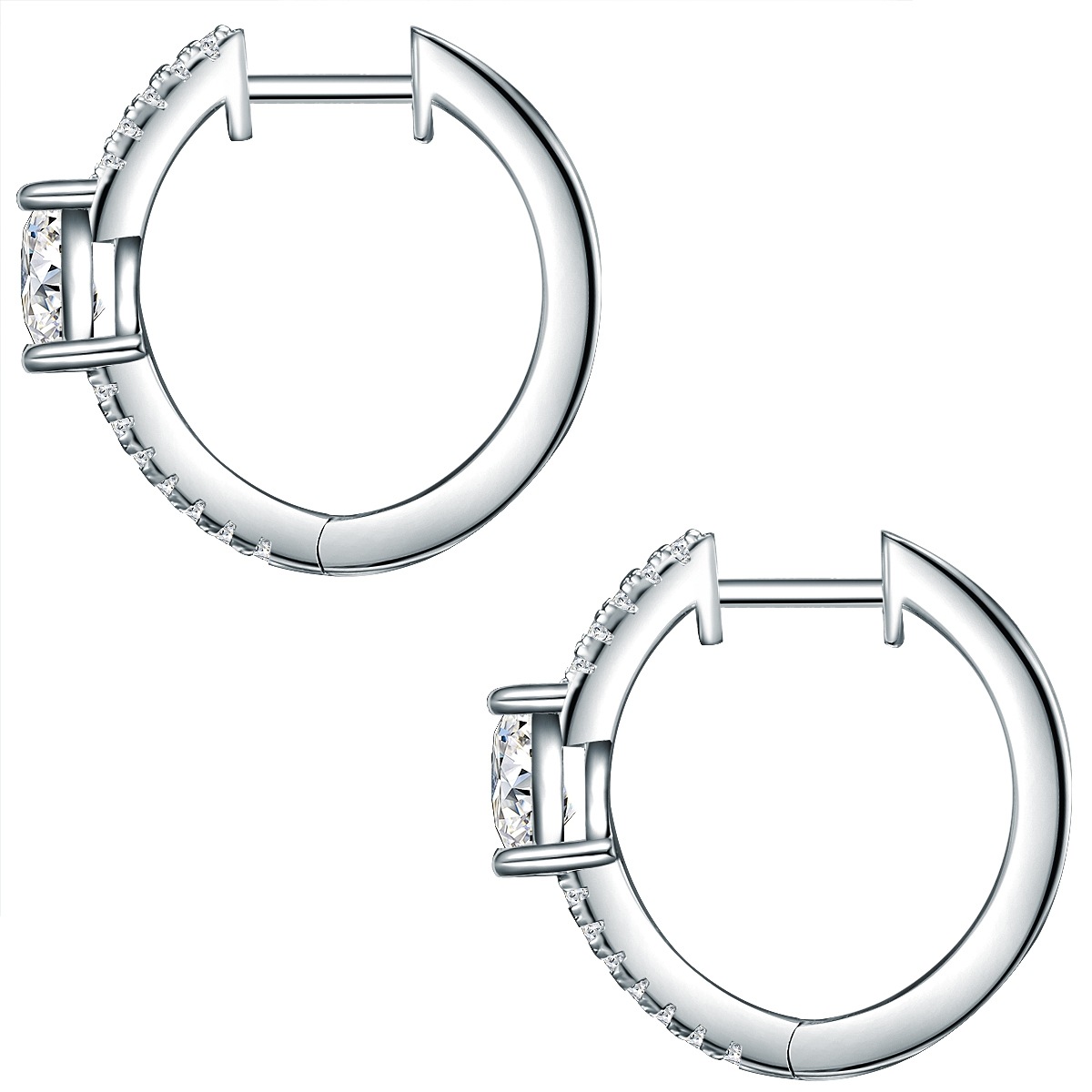 Trilani Paar Creolen »Set: TR265« aus Sterling Silber