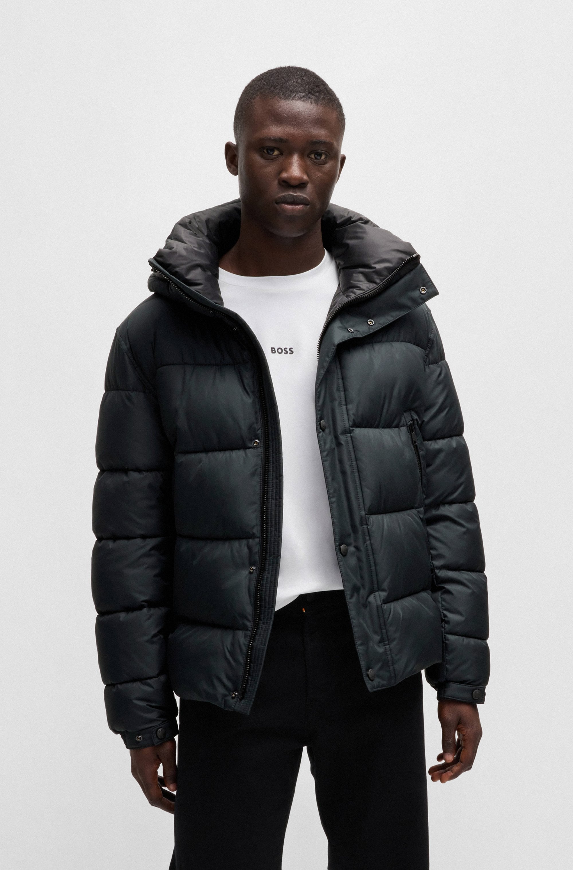 BOSS ORANGE Steppjacke "Omaris", mit Kapuze, mit Reißverschlusstaschen günstig online kaufen