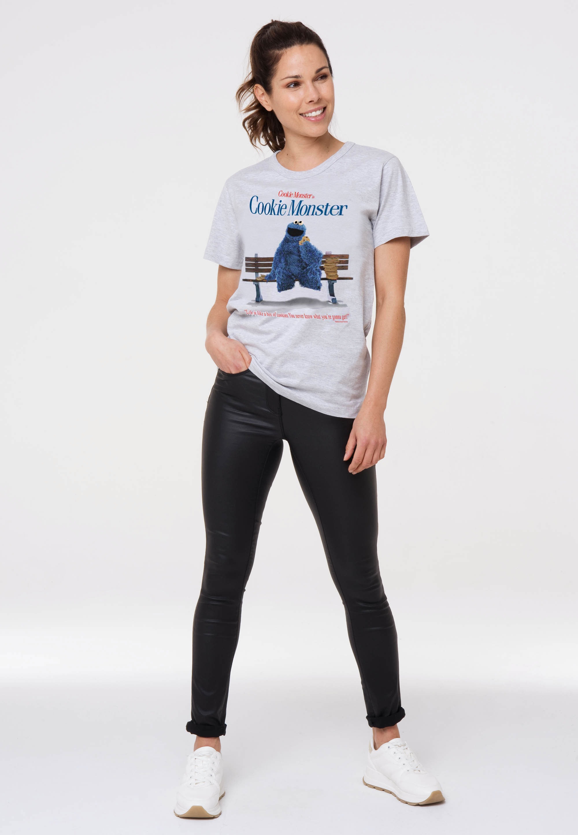LOGOSHIRT T-Shirt »Sesamstraße – Krümelmonster«, mit coolem Print