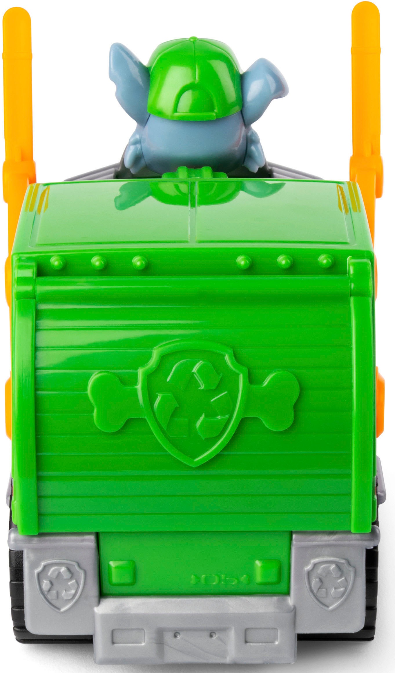 Spin Master Spielzeug-Auto »PAW Patrol, Recycling-Fahrzeug mit Rocky-Figur«