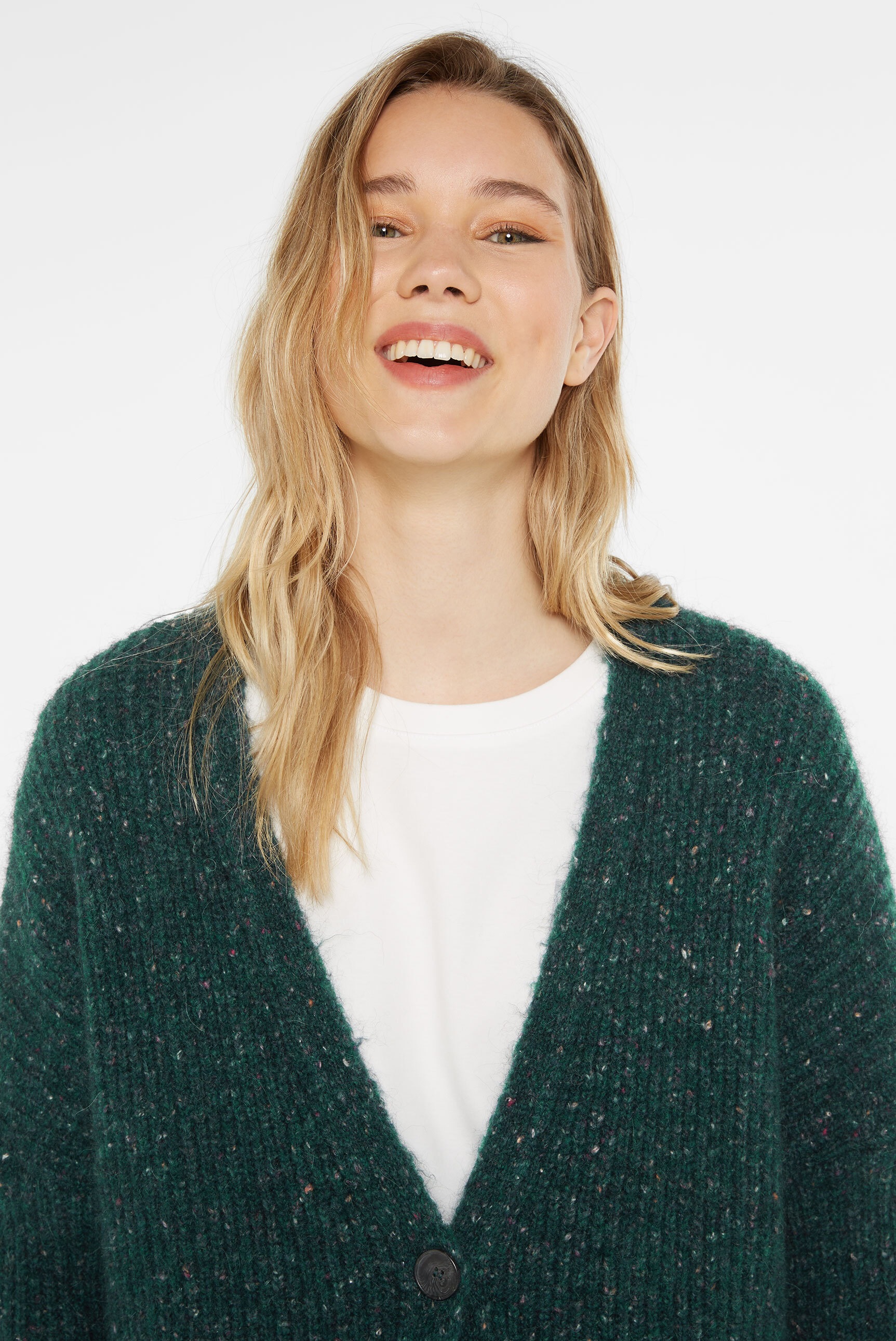 SENSES.THE LABEL Cardigan im Rippstrickmuster