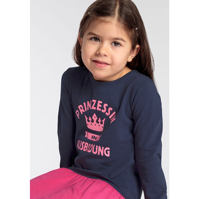 KIDSWORLD Jerseykleid »PRINZESSIN IN AUSBILDUNG«, Sprüchedruck für kleine  Mädchen online bestellen | BAUR