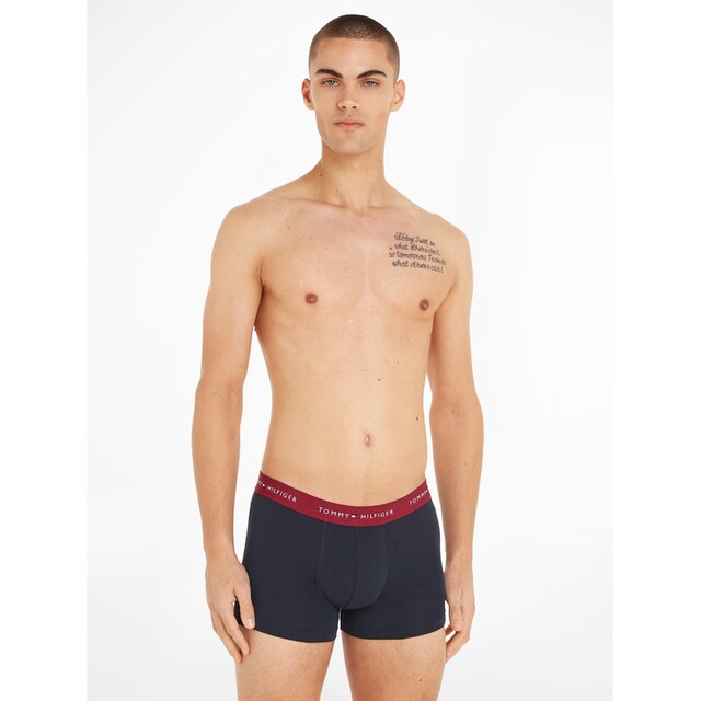 Tommy Hilfiger Underwear Trunk »3P WB TRUNK«, (Packung, 3 St., 3er-Pack), mit  Logo-Elastikbund ▷ für | BAUR