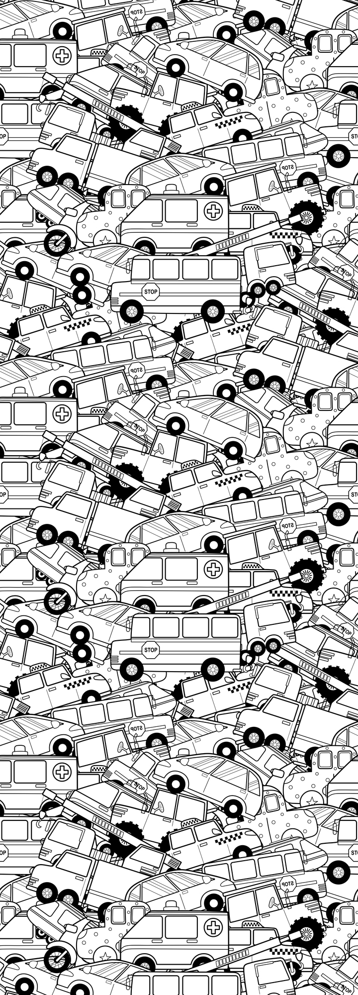 queence Wandsticker »Fahrzeuge«, (1 St.), DIY-Wandsticker zum Bemalen
