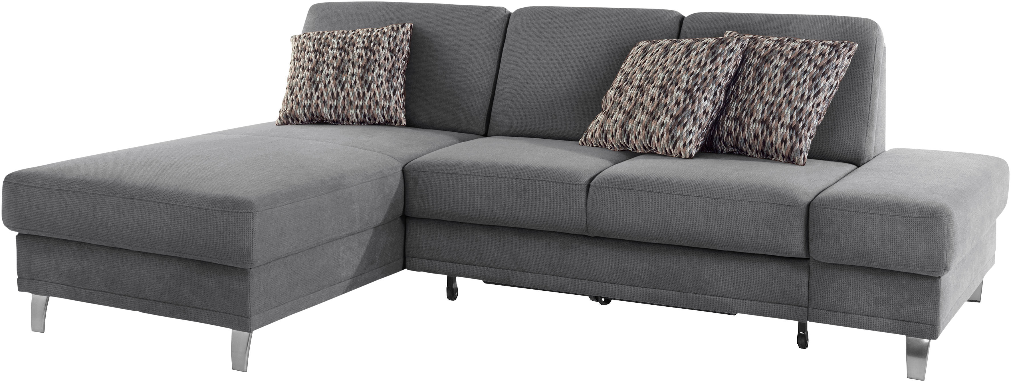 Thumbnail - sit&more Ecksofa "Clio L-Form", wahlweise mit Bettfunktion oder Vorziehsitz und Bettkasten, Federkern