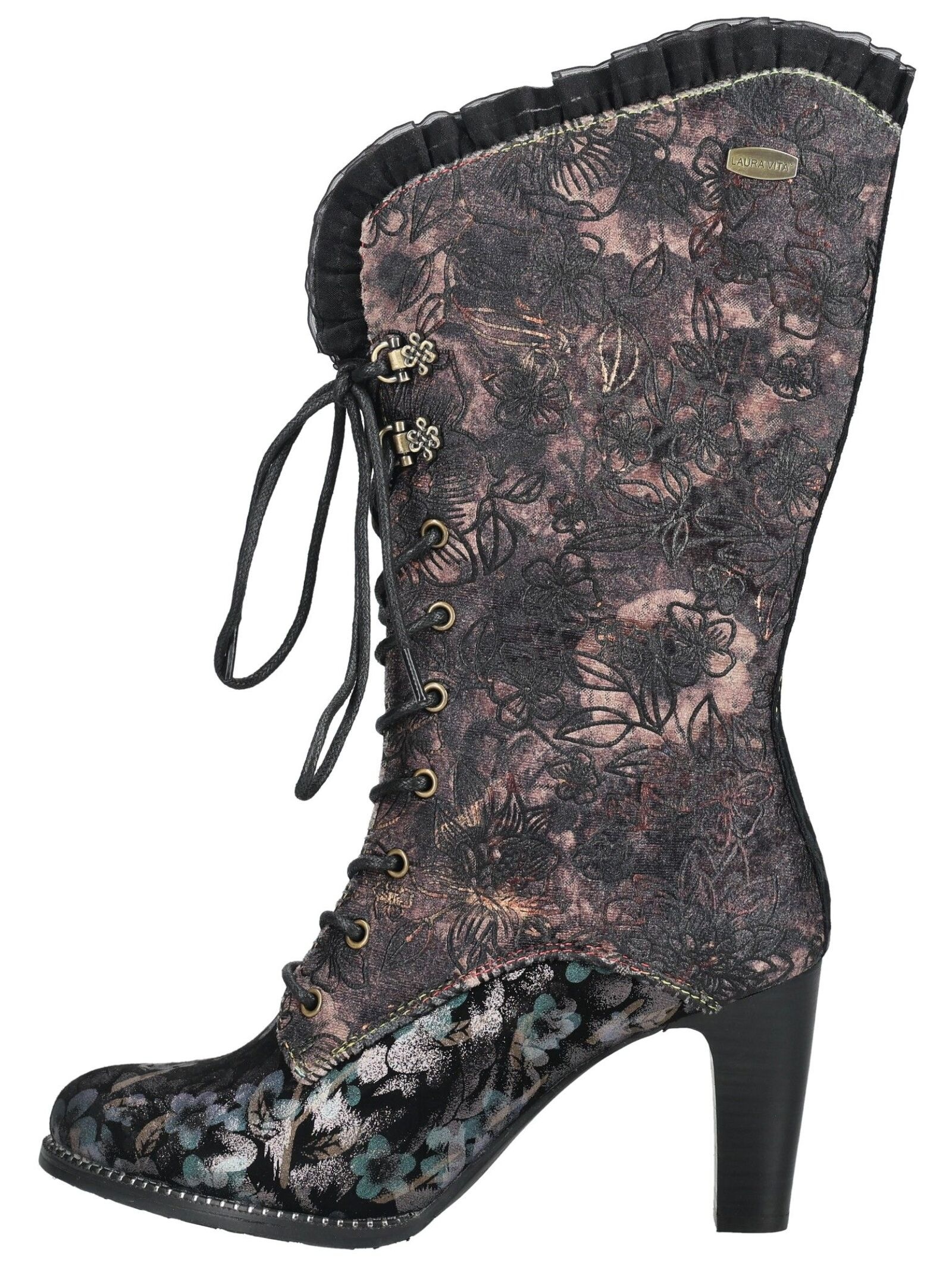 LAURA VITA High-Heel-Stiefel »LAURA VITA Stiefel Leder/Textil«