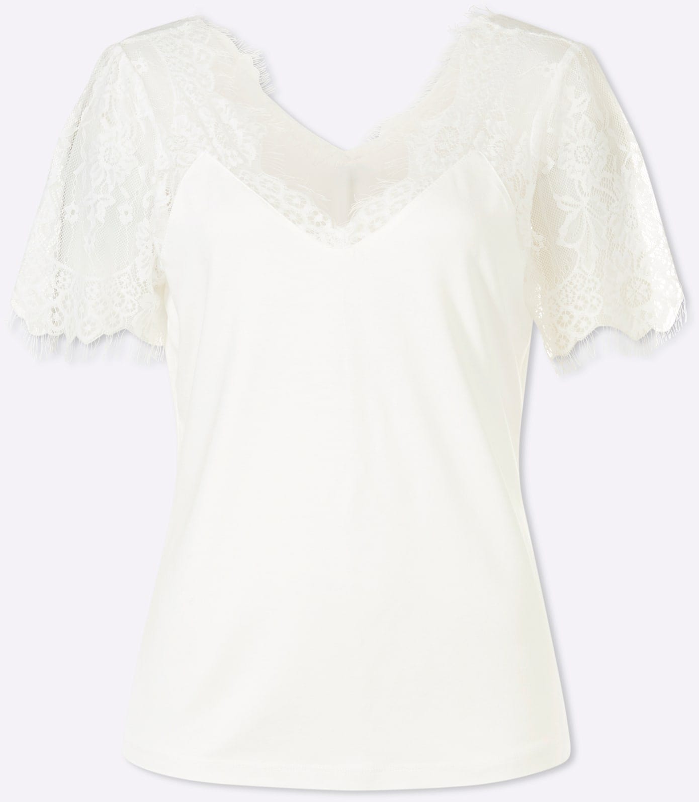 heine Spitzenshirt »Spitzenshirt«, 1 tlg.
