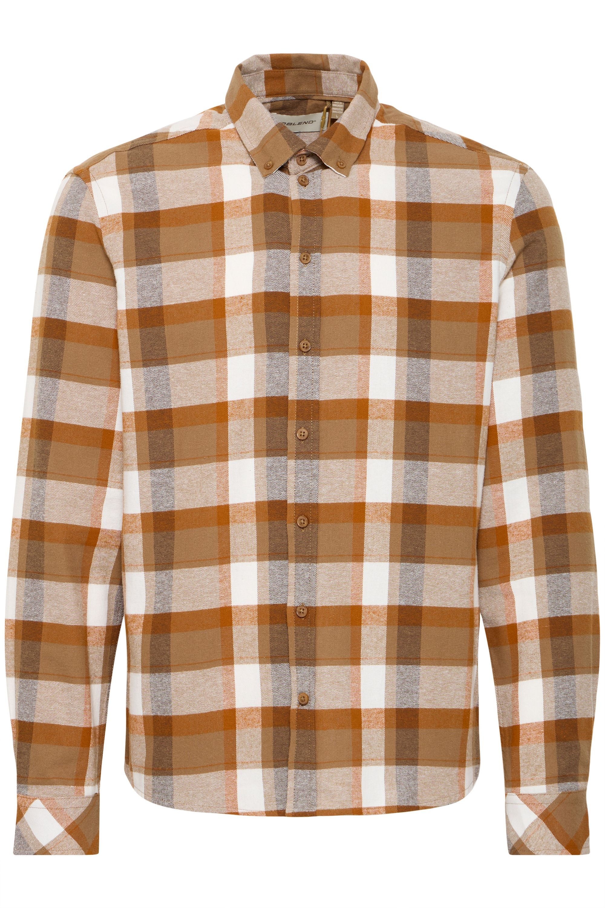 Blend Langarmhemd "BHShirt" Lässiges kariertes Langarmhemd günstig online kaufen