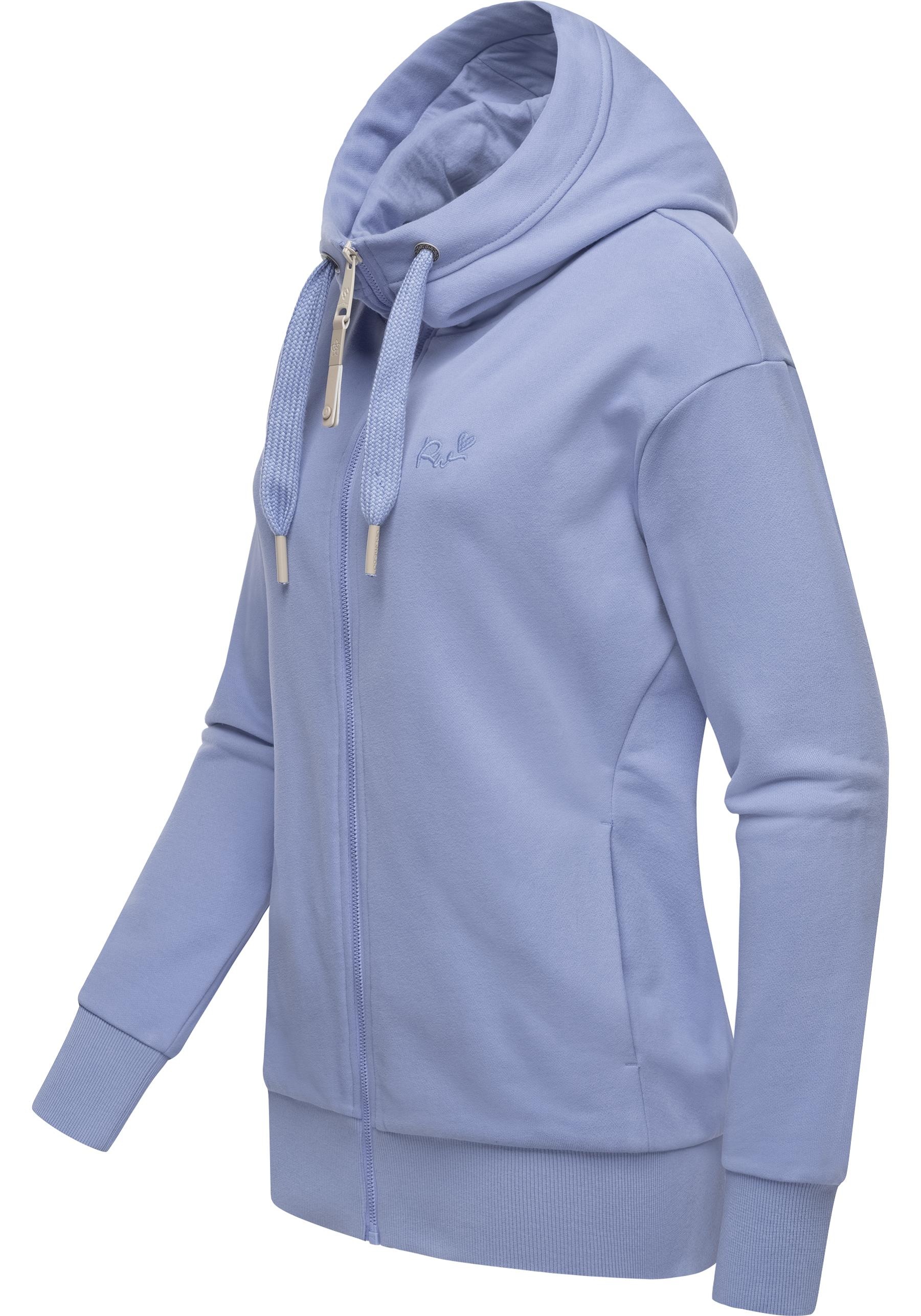 Ragwear Kapuzensweatjacke "Yodis Zip", weicher Damen Zip-Hoodie mit Kapuze günstig online kaufen