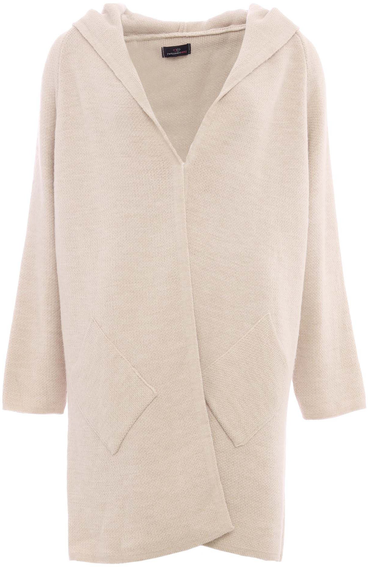 Zwillingsherz Strickjacke Langarm, bequem, Taschen, One günstig online kaufen